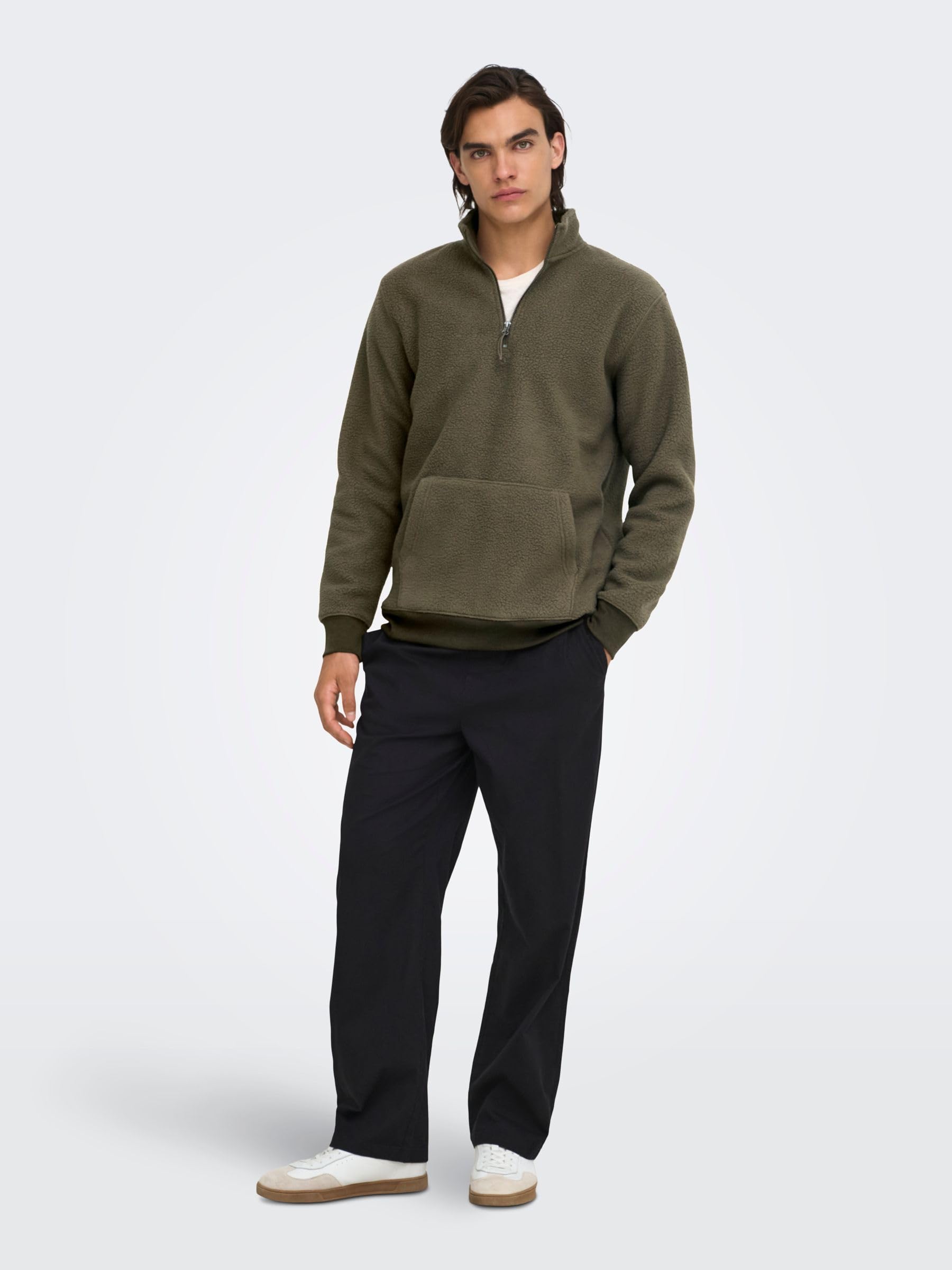 Only & Sons Onsemilio Felpa Uomo XL Girocollo Cotone
