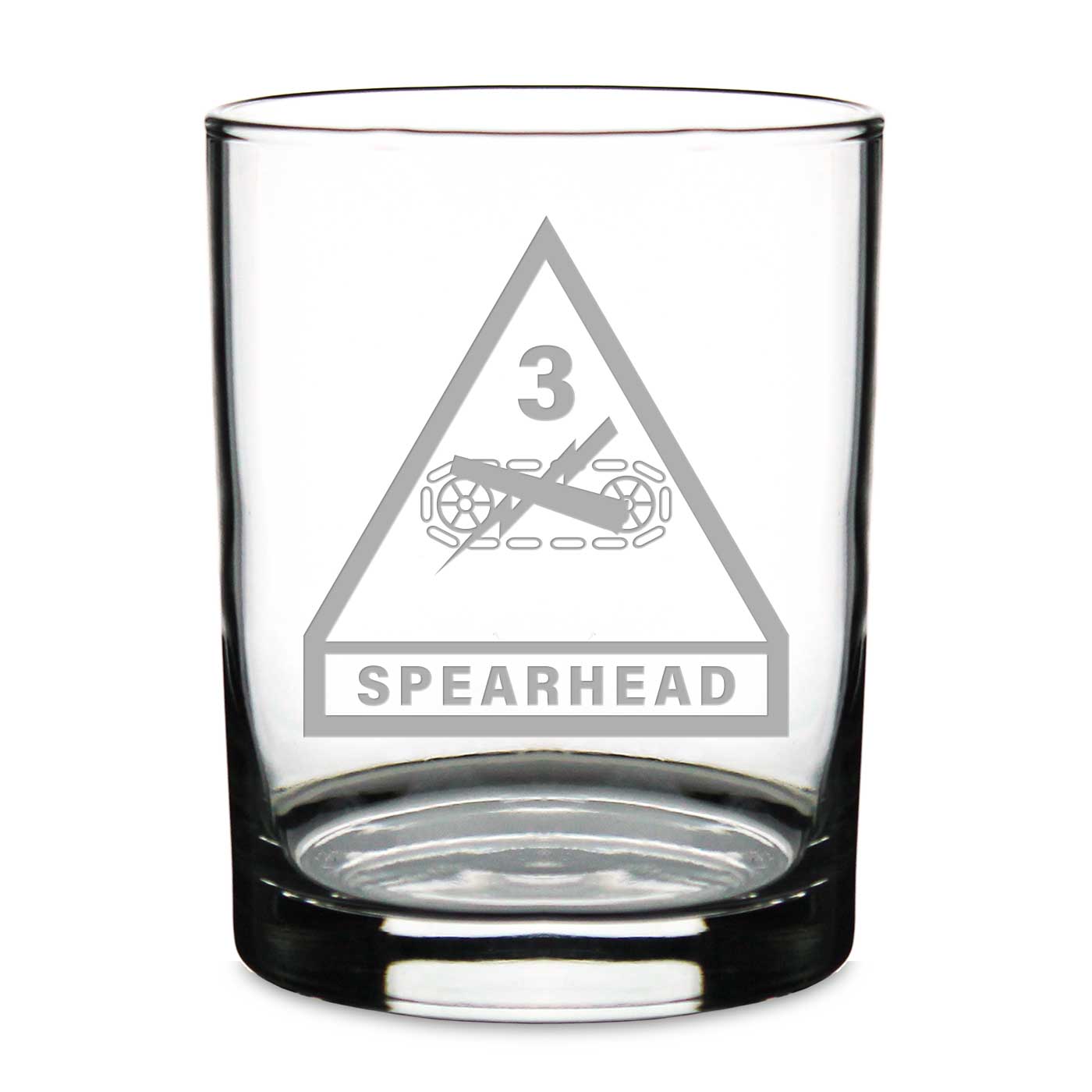 7.62 Design 3rd Armored bicchiere whisky 14 oz inciso