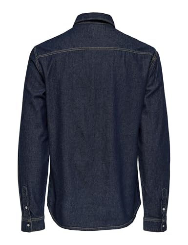 Only & Sons Onsbane 3247 DNM Camicia Uomo M Denim
