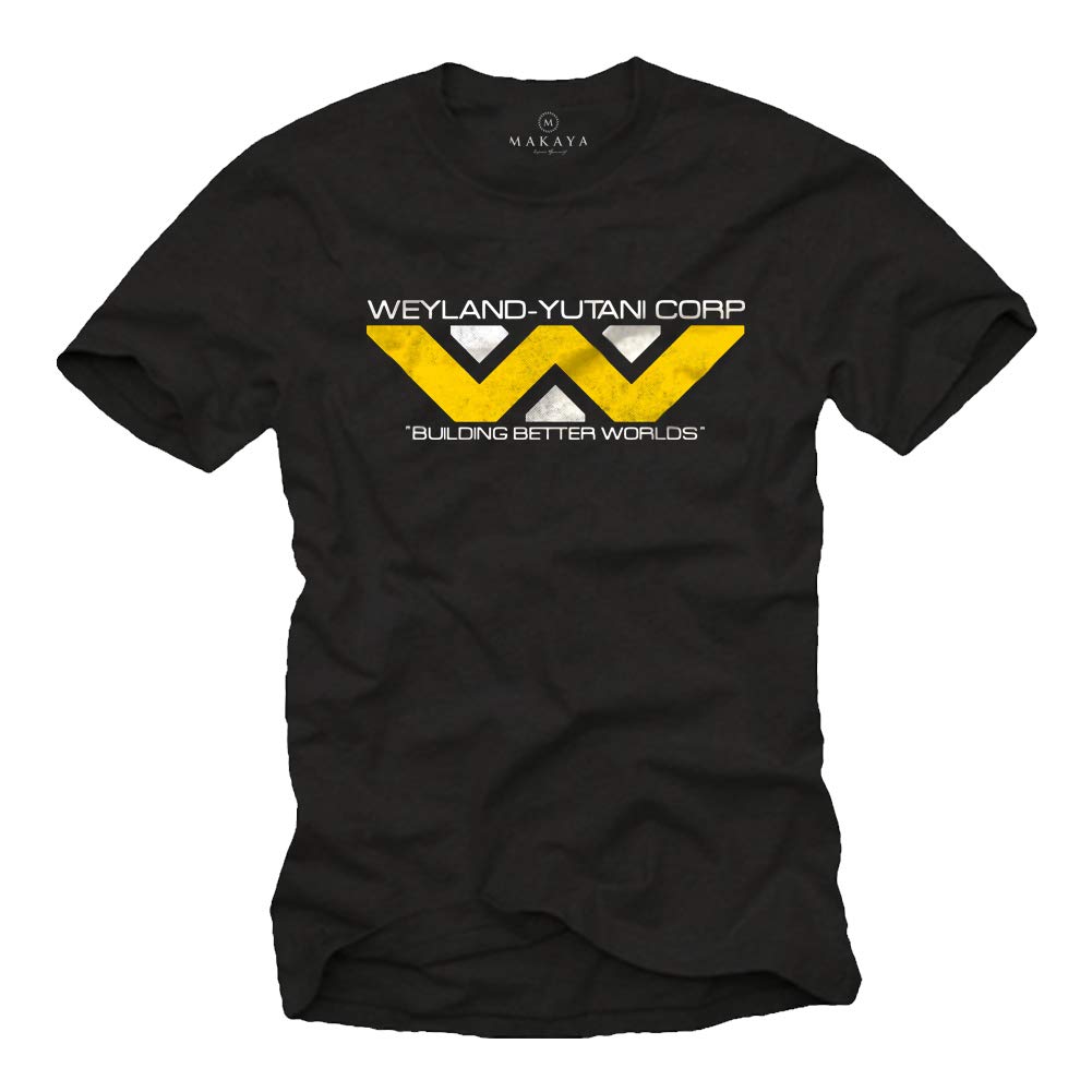 Makaya Weyland Yutani Alien T-Shirt Uomo M Cotone