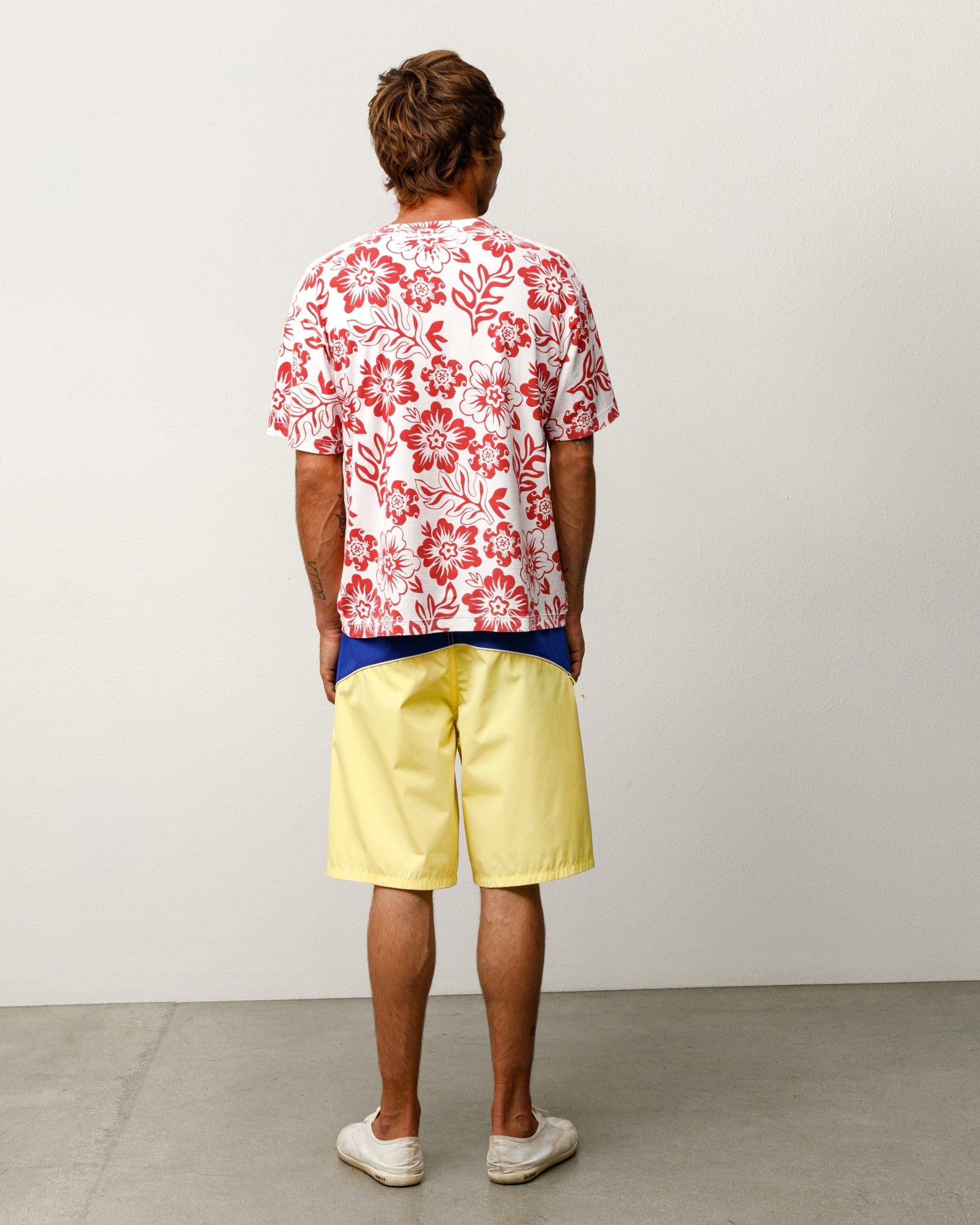 Stussy Lazy Floral Tee maglietta White floreale