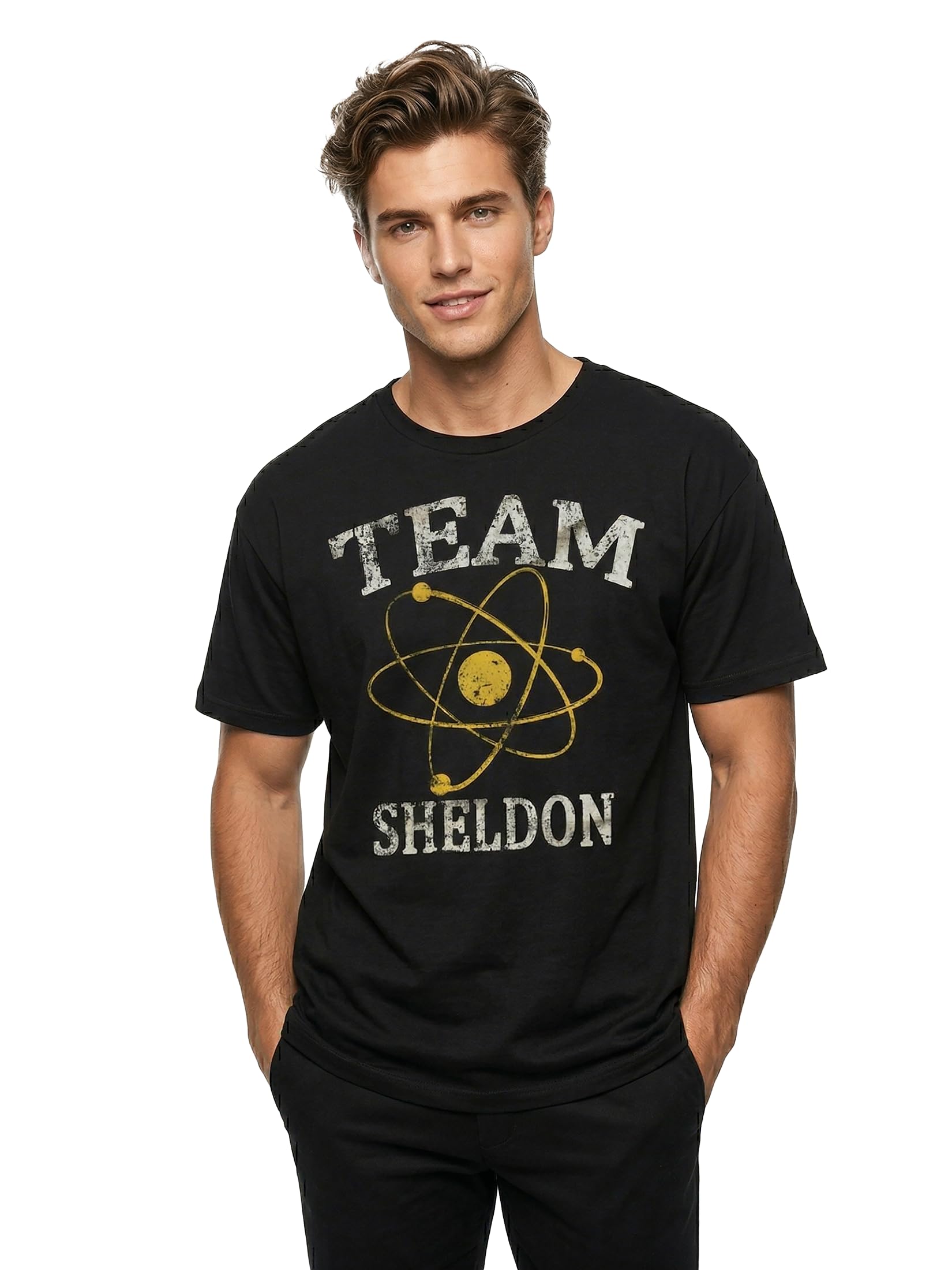 MAKAYA T-Shirt Uomo Team Sheldon Maglietta S Cotone