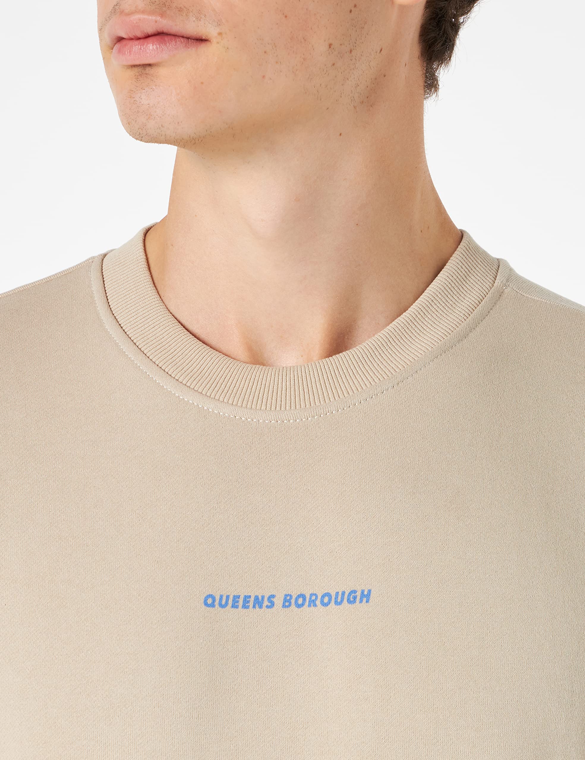 ONLY & SONS Onstoby 3089 felpa girocollo uomo argento relaxed