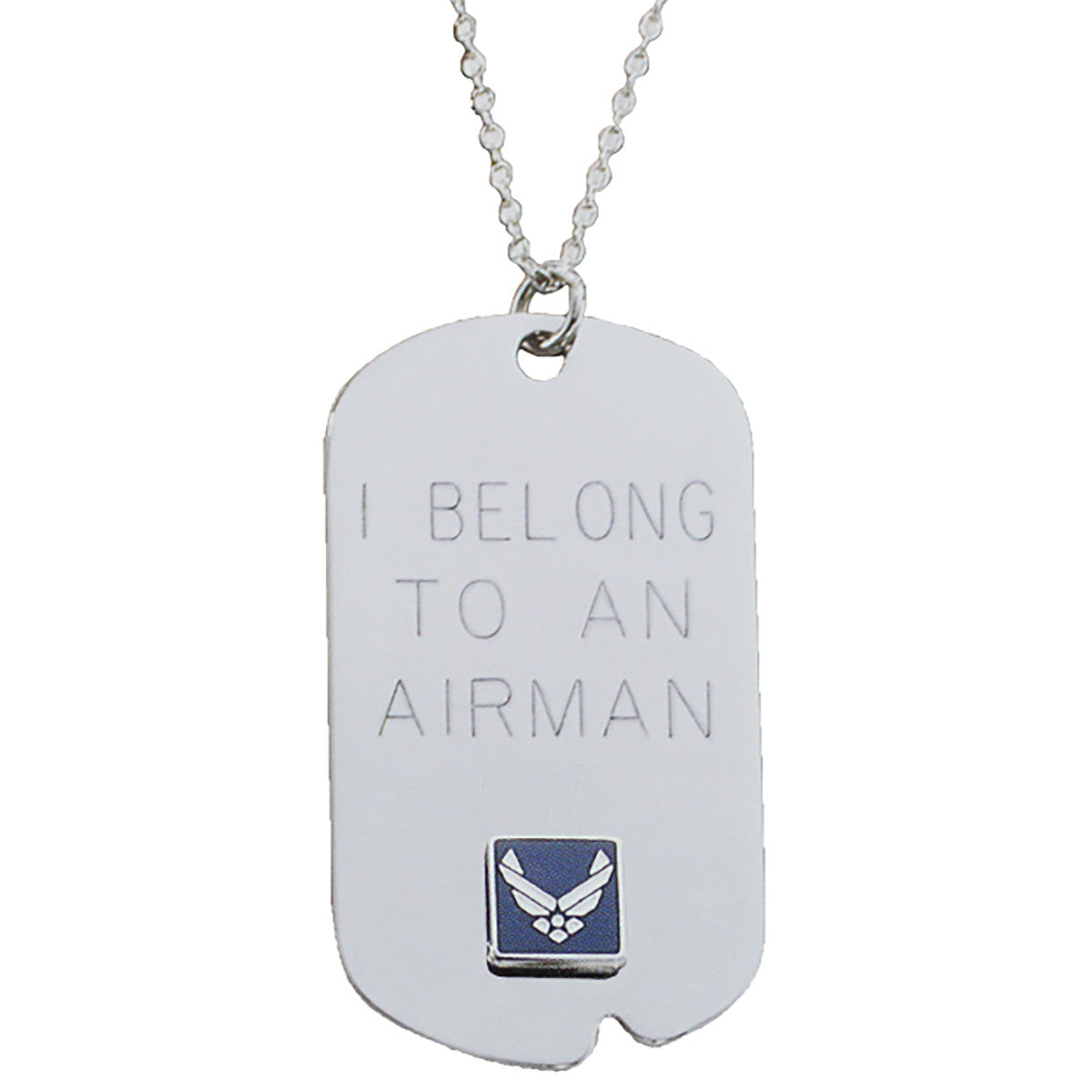 7.62 Design Air Force I Belong collana dog tag 45 cm