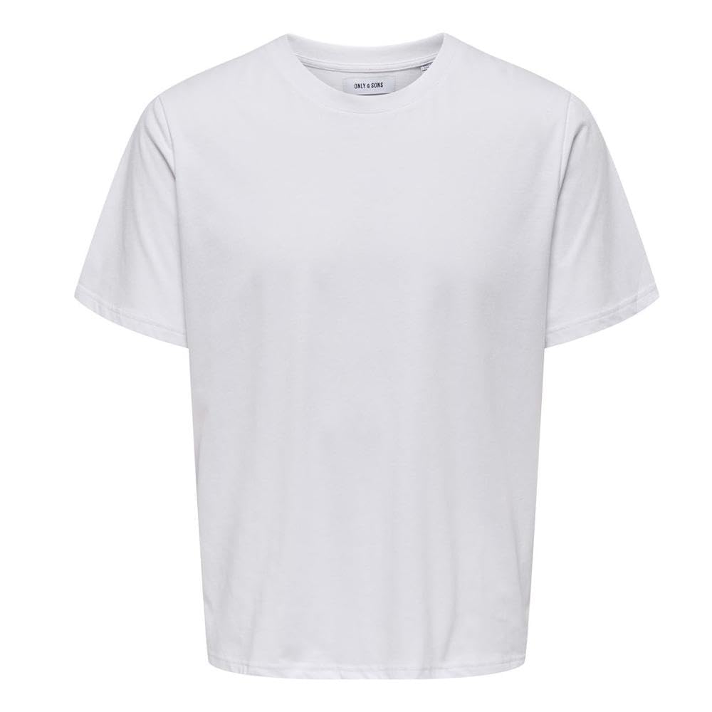 Only & Sons Cinese T-Shirt Uomo Bianca M Cotone