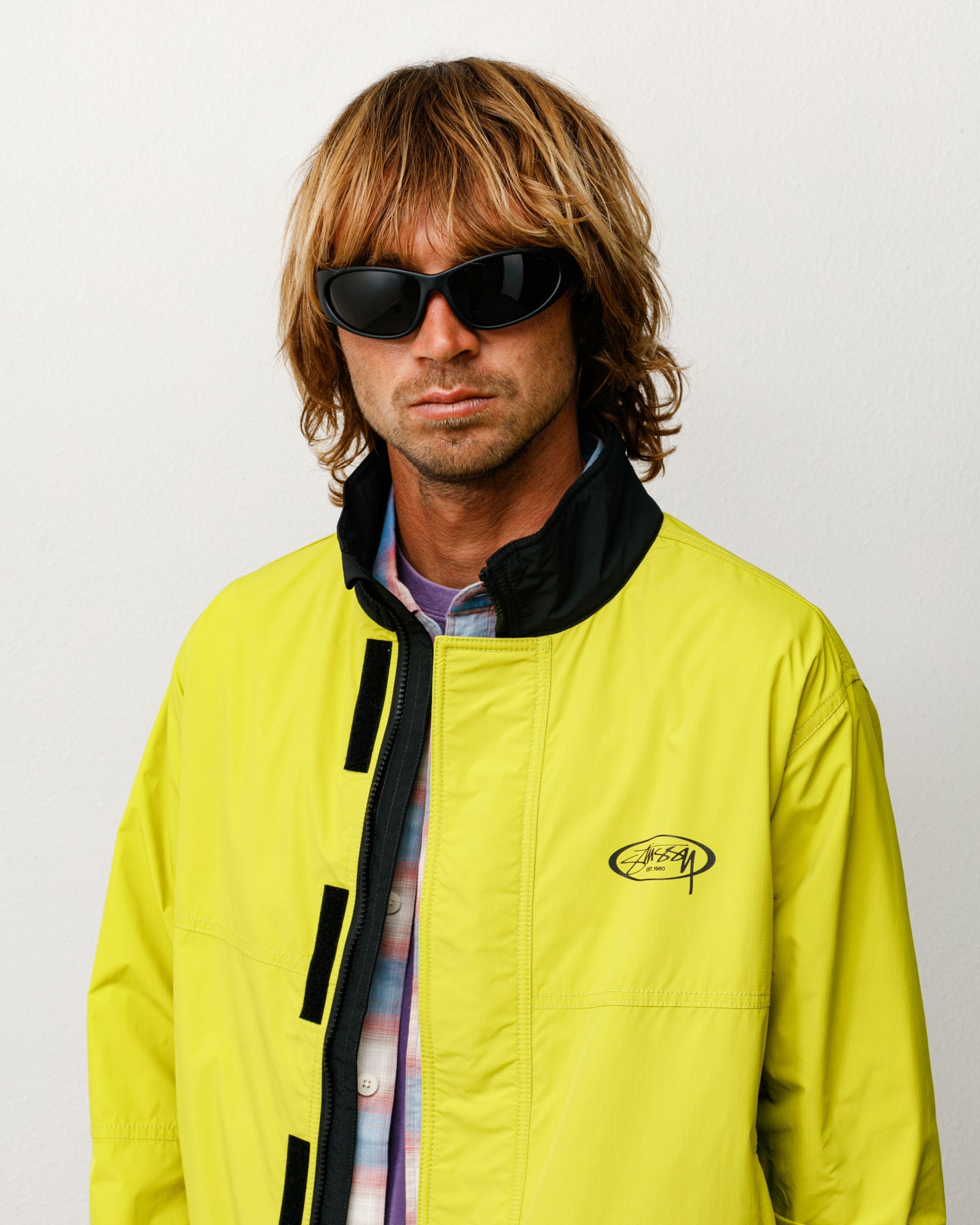 Stussy Accessories Adrian Sunglasses occhiali Nero opaco