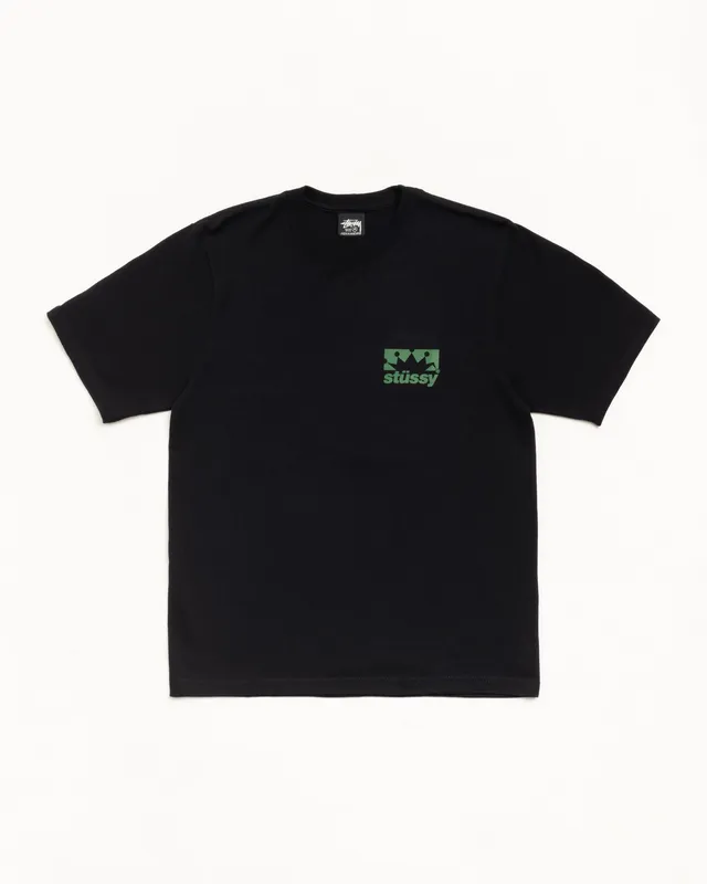 Stussy Box Crown Tee Maglietta Black 100% Cotone