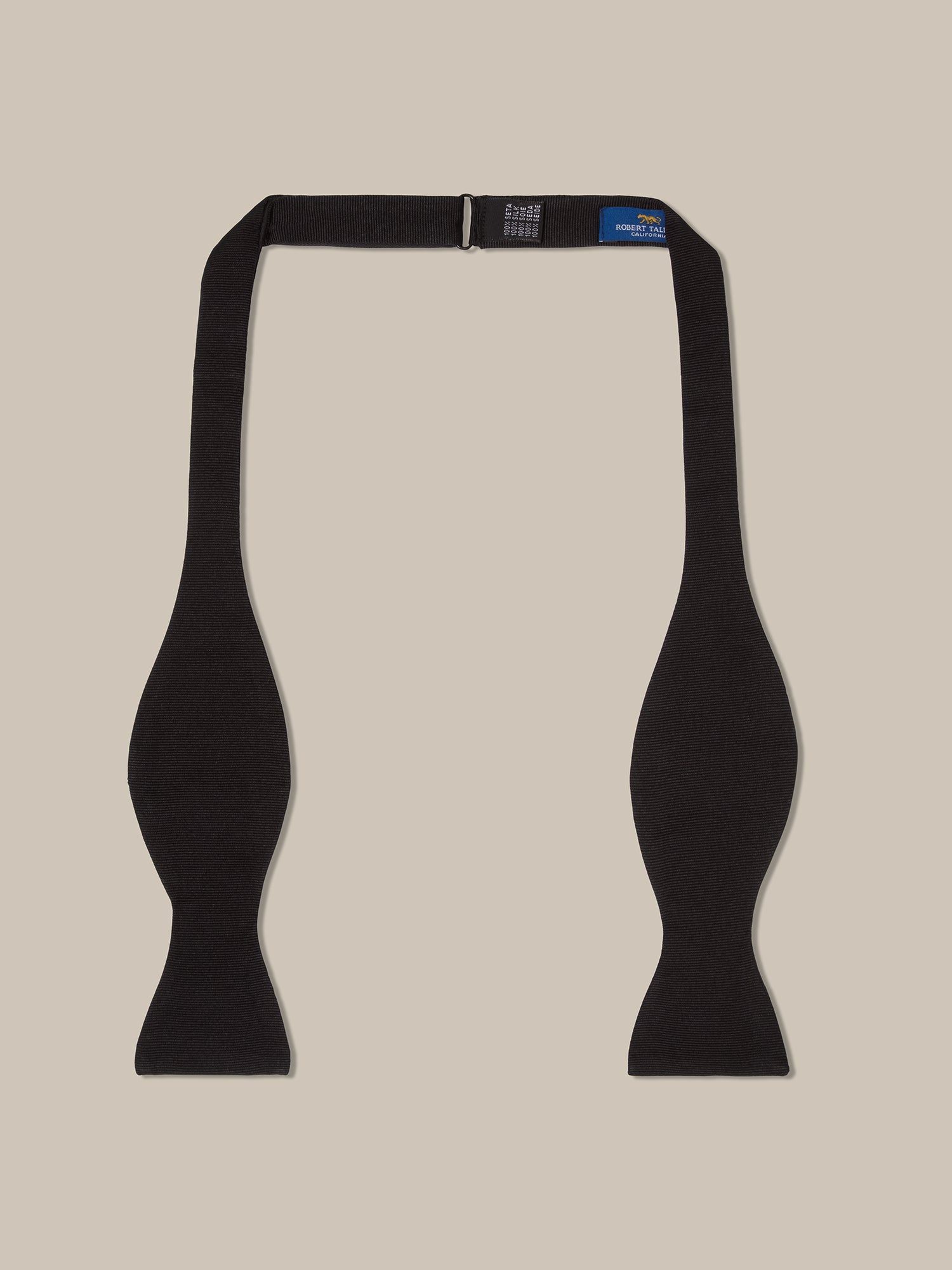 Robert Talbott Bond papillon seta nero REG