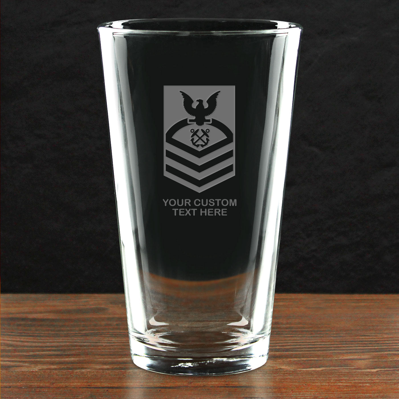 7.62 Design US Navy Eagle Bicchiere Pinta Vetro 16 oz 473 ml