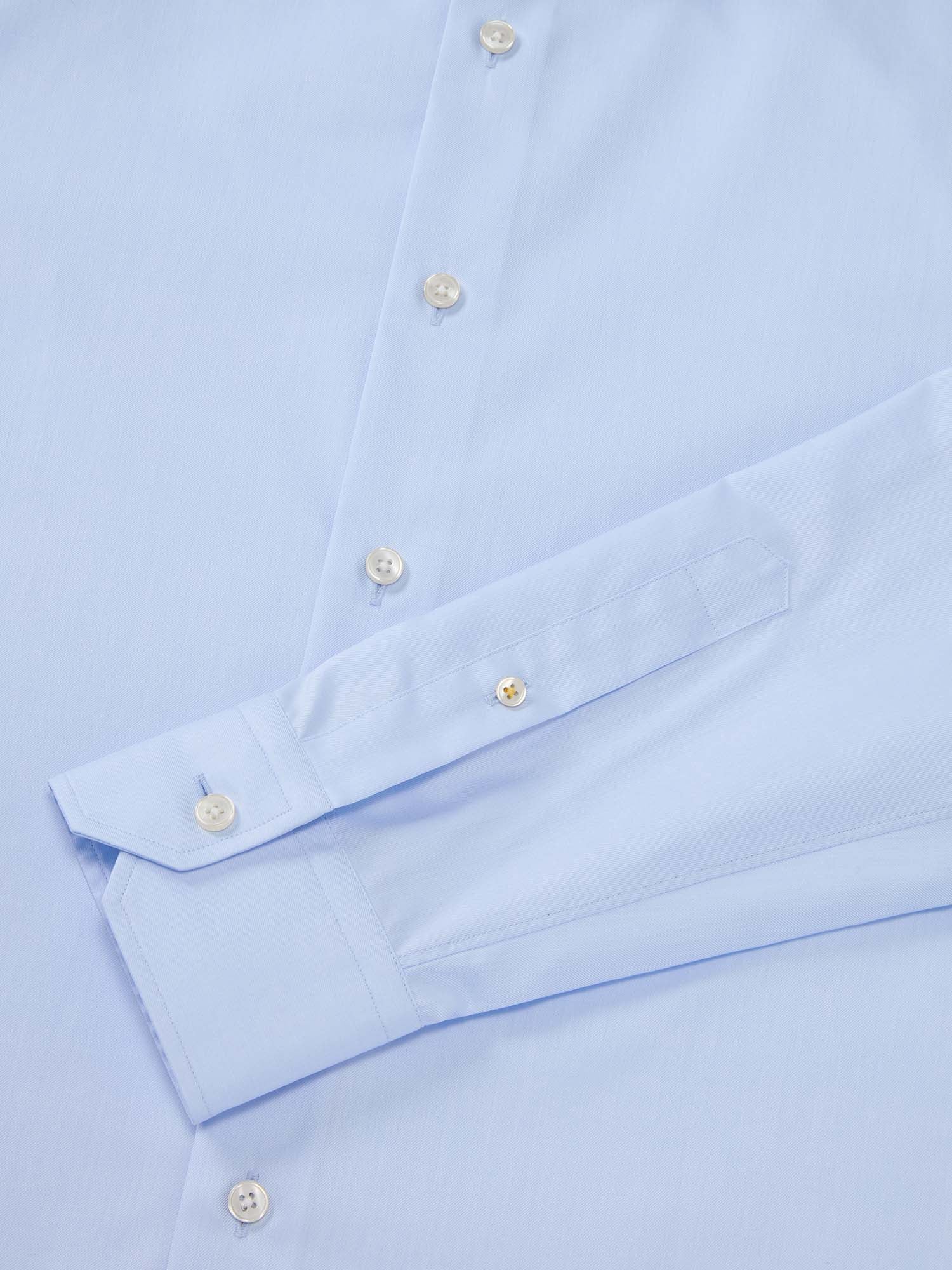 Robert Talbott Reynolds Camicia Twill Azzurra 16