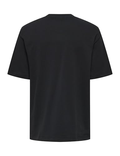 ONLY & SONS Onsmoab Life RLX SS T-shirt Uomo XXL Nera