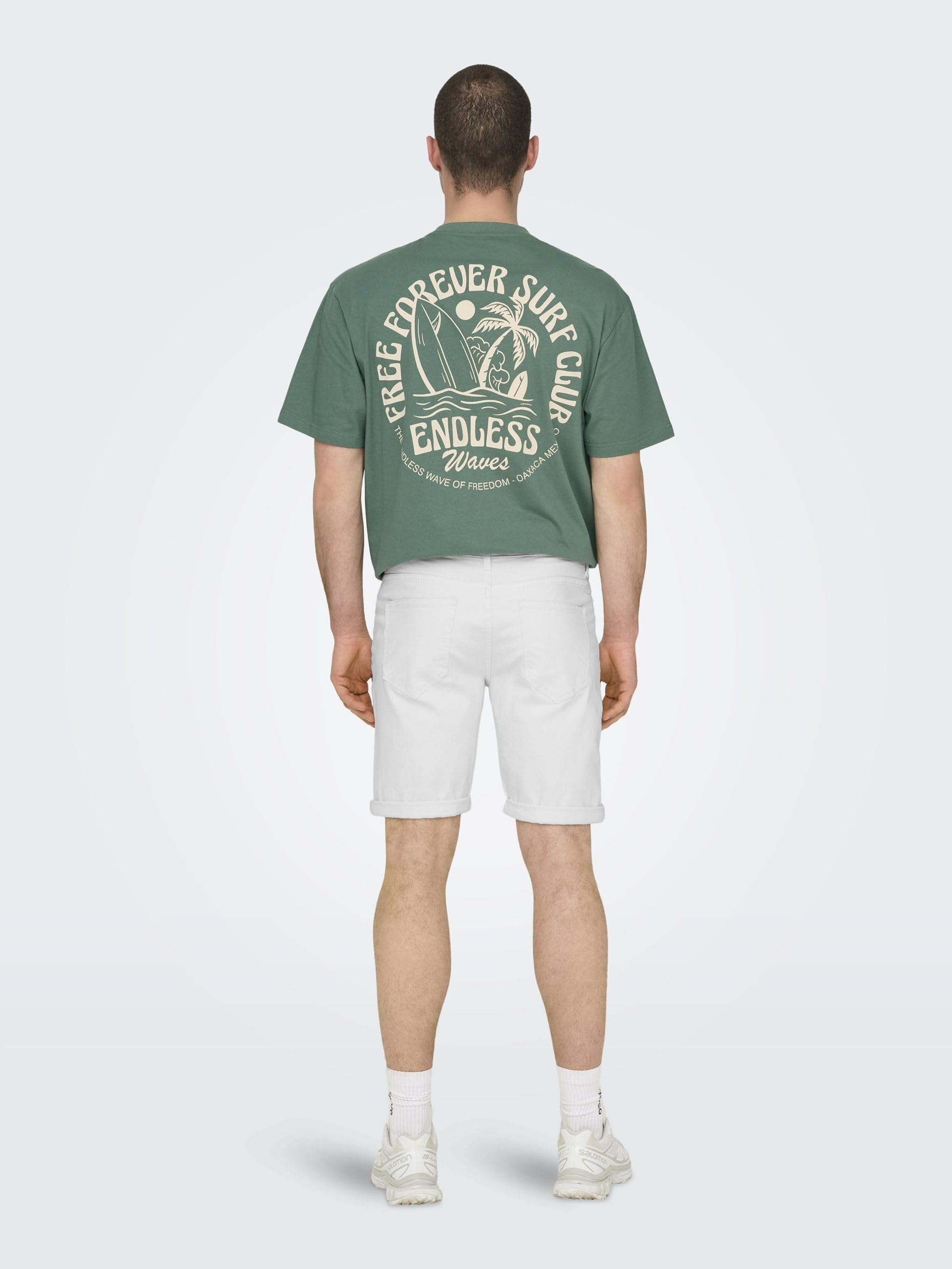 ONLY & SONS Pantaloncini Shorts Uomo XL Casual