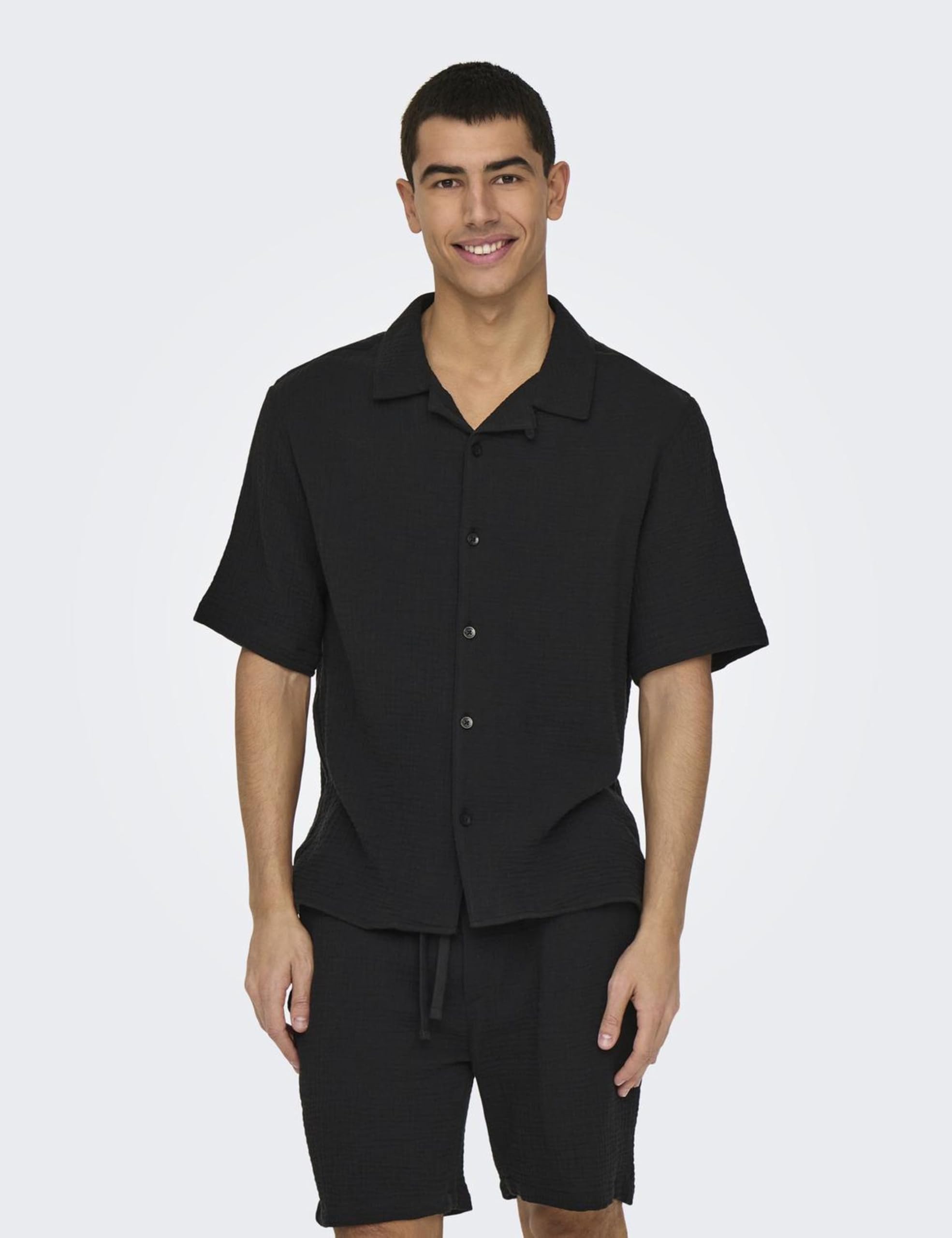 ONLY & SONS Onskyle Camicia Uomo Cotone Collo Regular