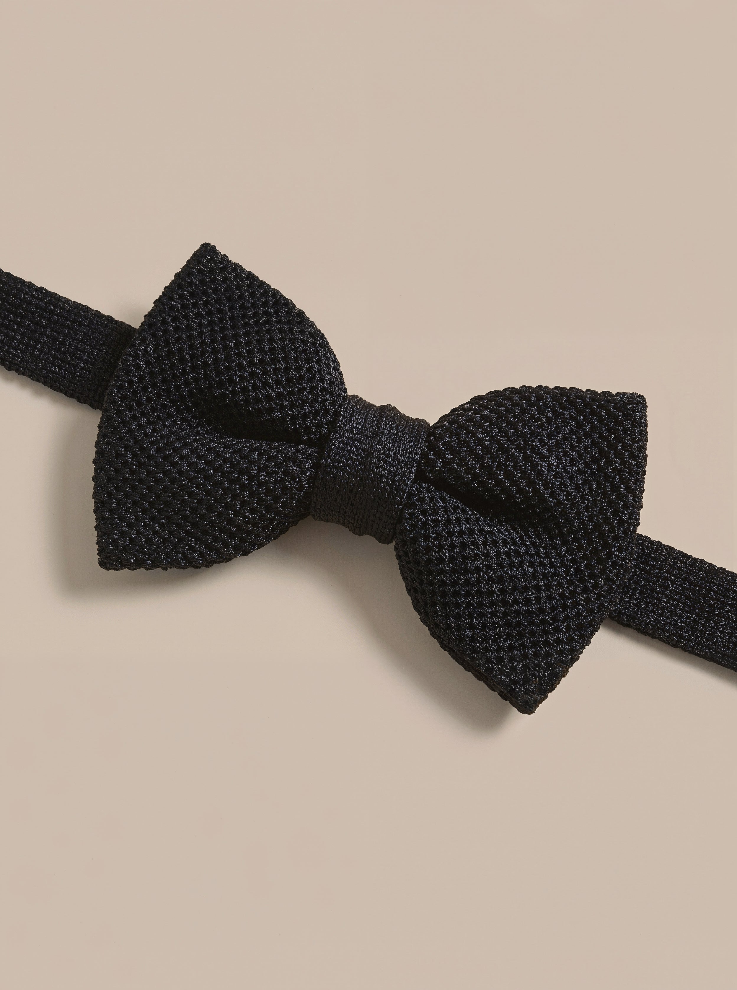 Robert Talbott Ryan Papillon Seta Nero Pre-annodato OS