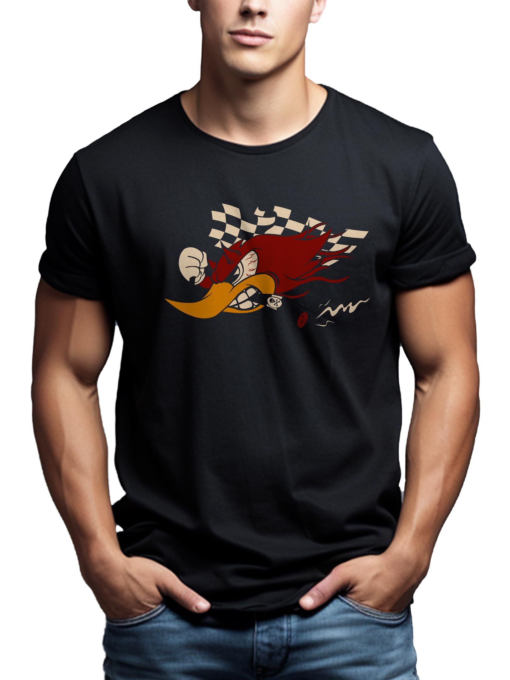 MAKAYA T-Shirt Uomo Motocross maglietta XL cotone