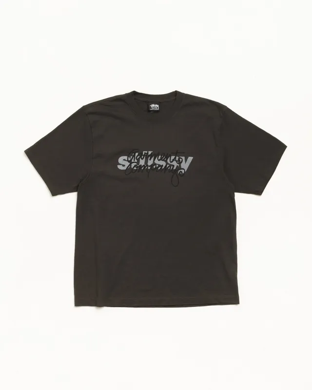 Stussy Garment Co. Tee Pigment Dyed maglietta faded black