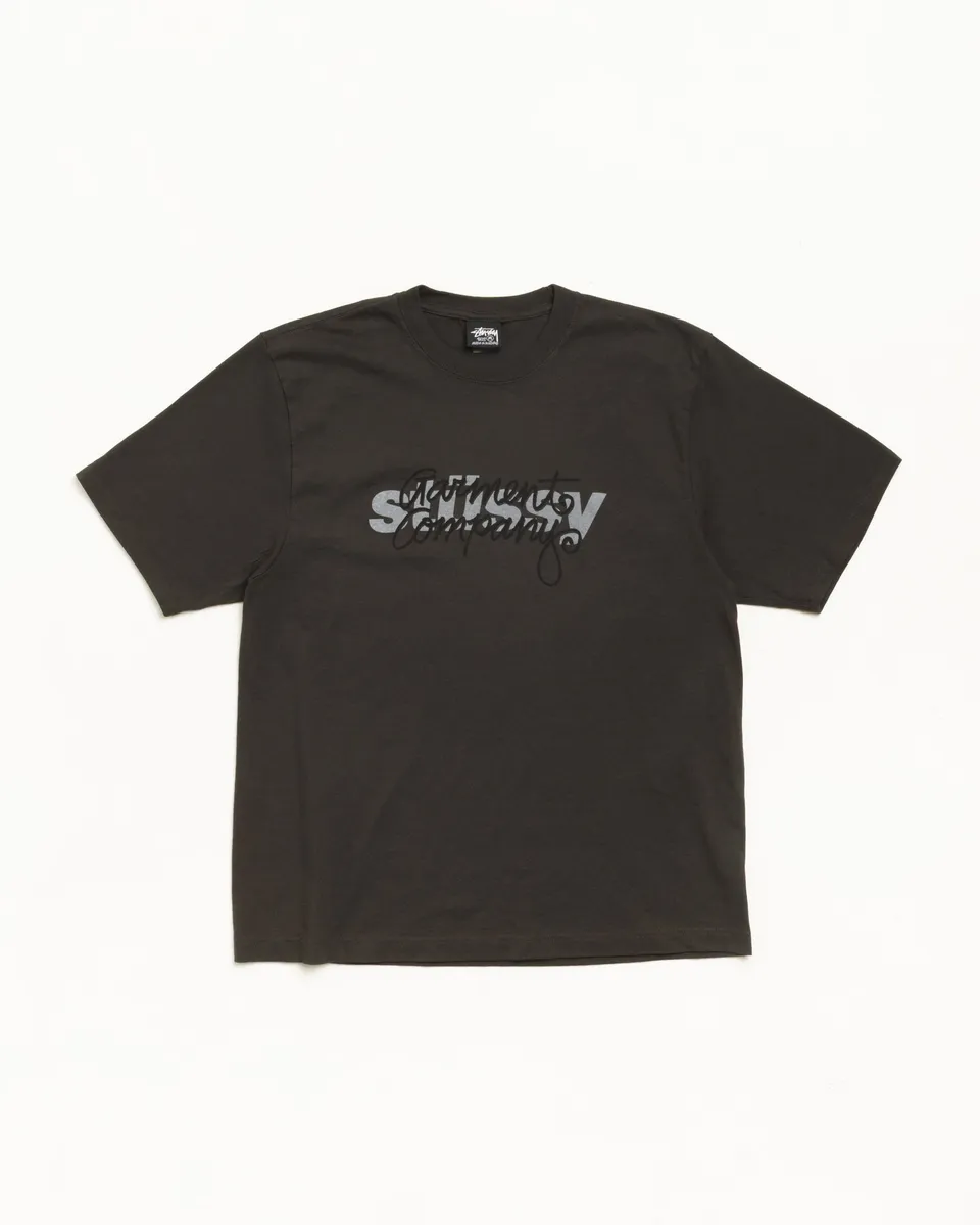 Stussy Garment Co. Tee Pigment Dyed maglietta faded black
