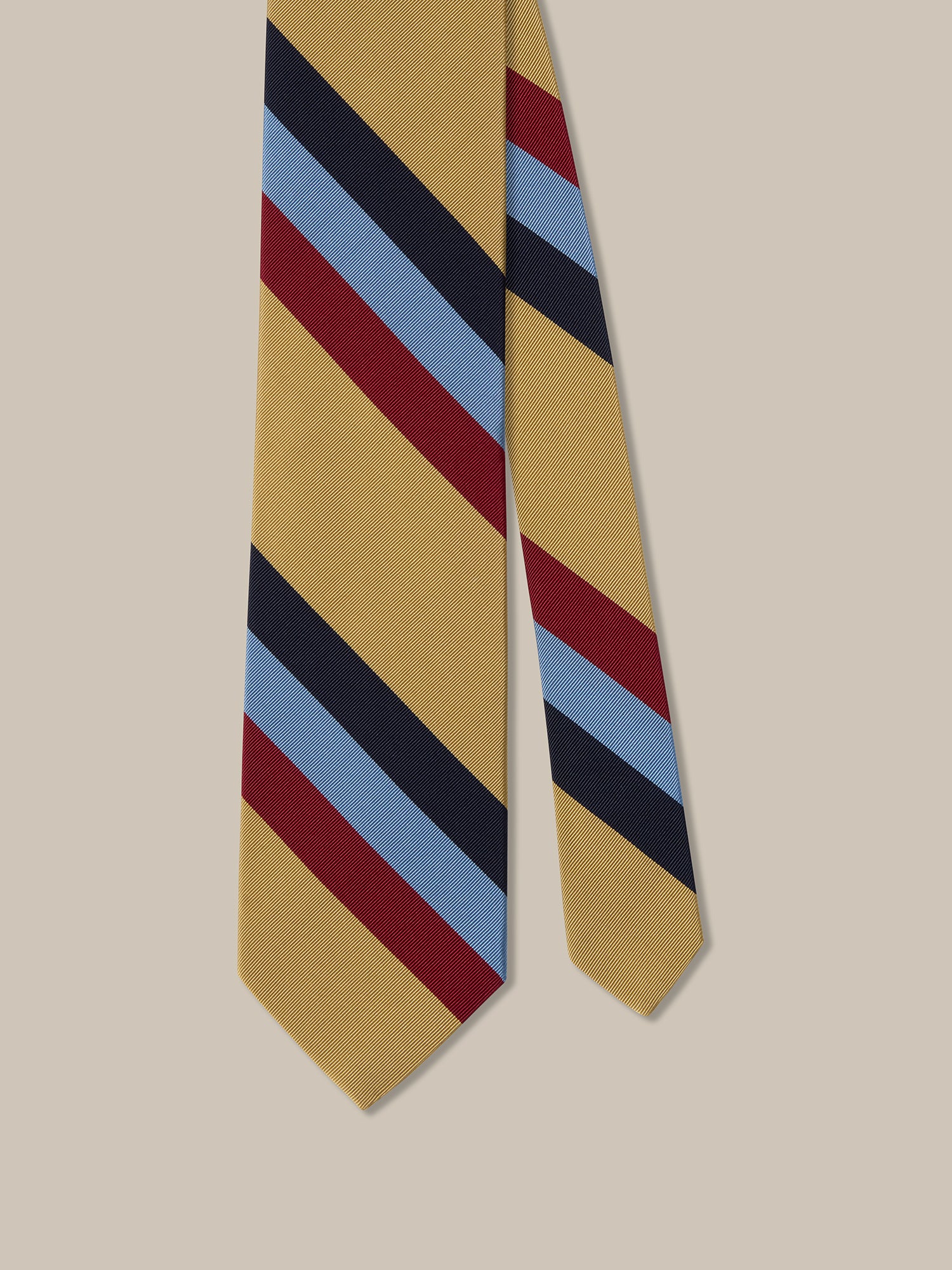 Robert Talbott Robert Cravatta Oro Seta Cotone