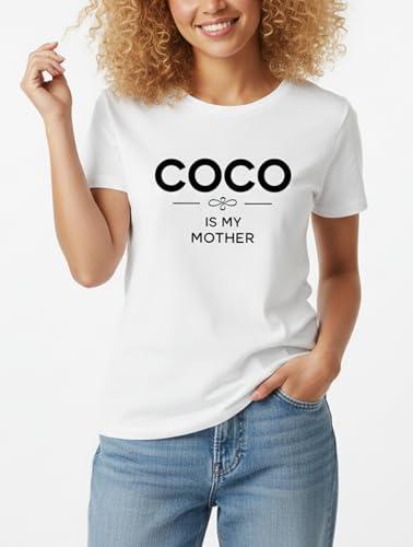 Makaya Coco T-Shirt Donna M Cotone Scritta Nera