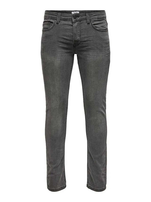 ONLY & SONS Jeans Uomo Slim Stretch Comfort Blu
