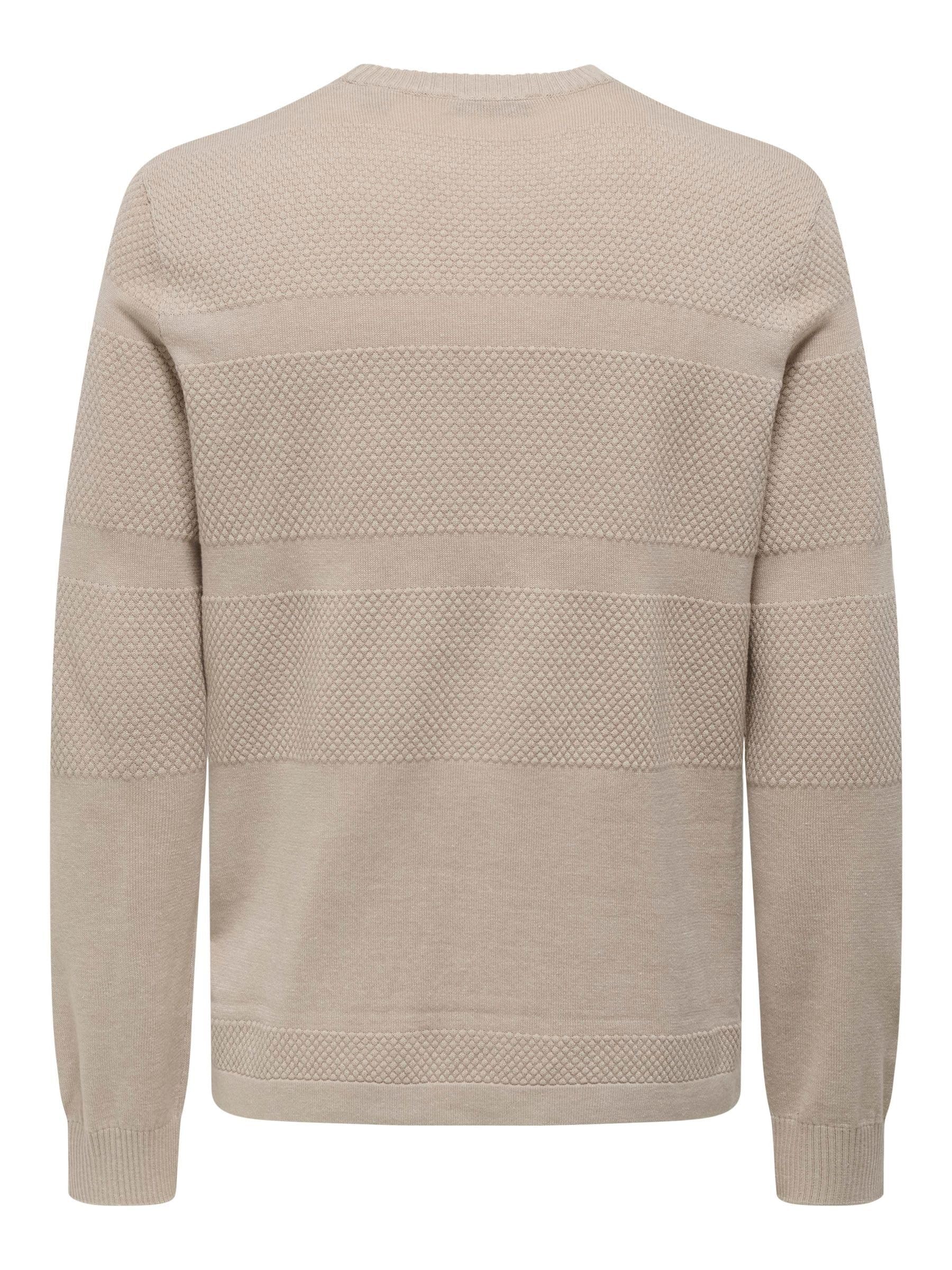ONLY & SONS Onsmalik Maglione XL Uomo Girocollo Knit