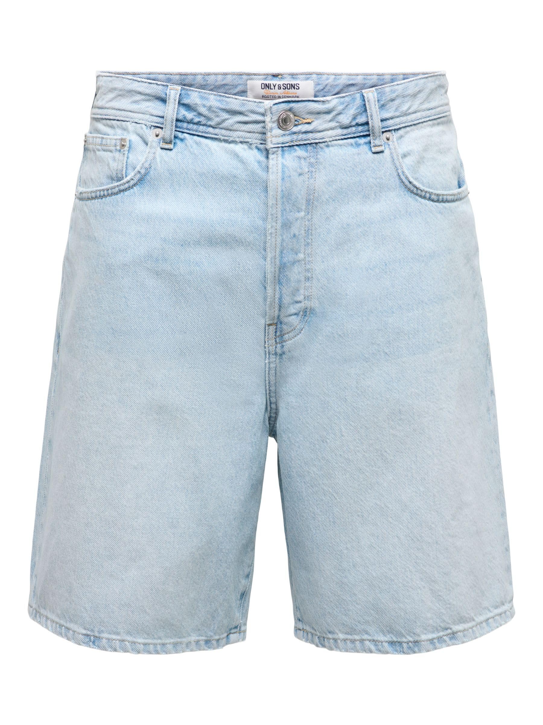 Only & Sons Onsfade Shorts uomo loose fit vita media