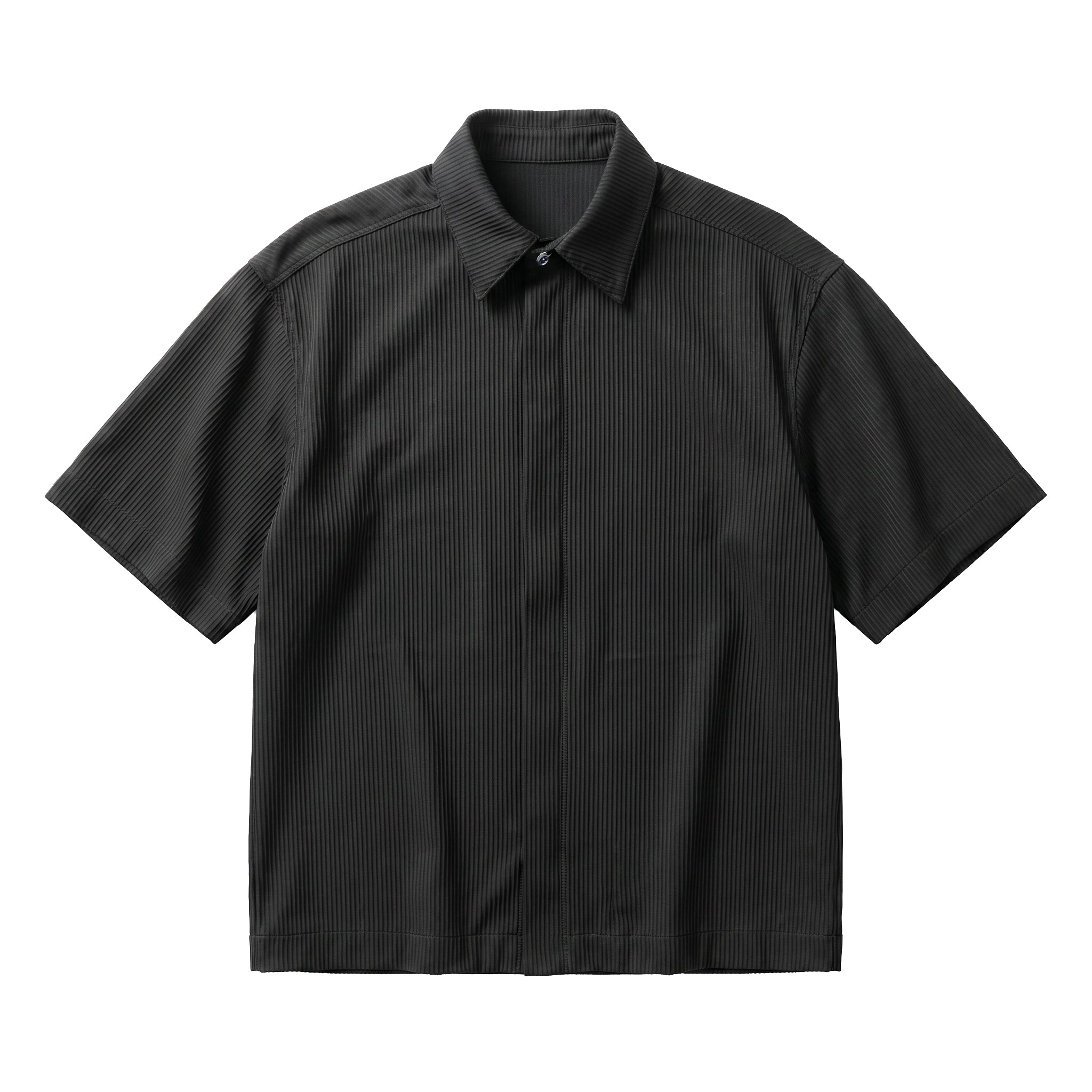 Tiat Occulta bellezza Shade shirt camicia cotone plissettata