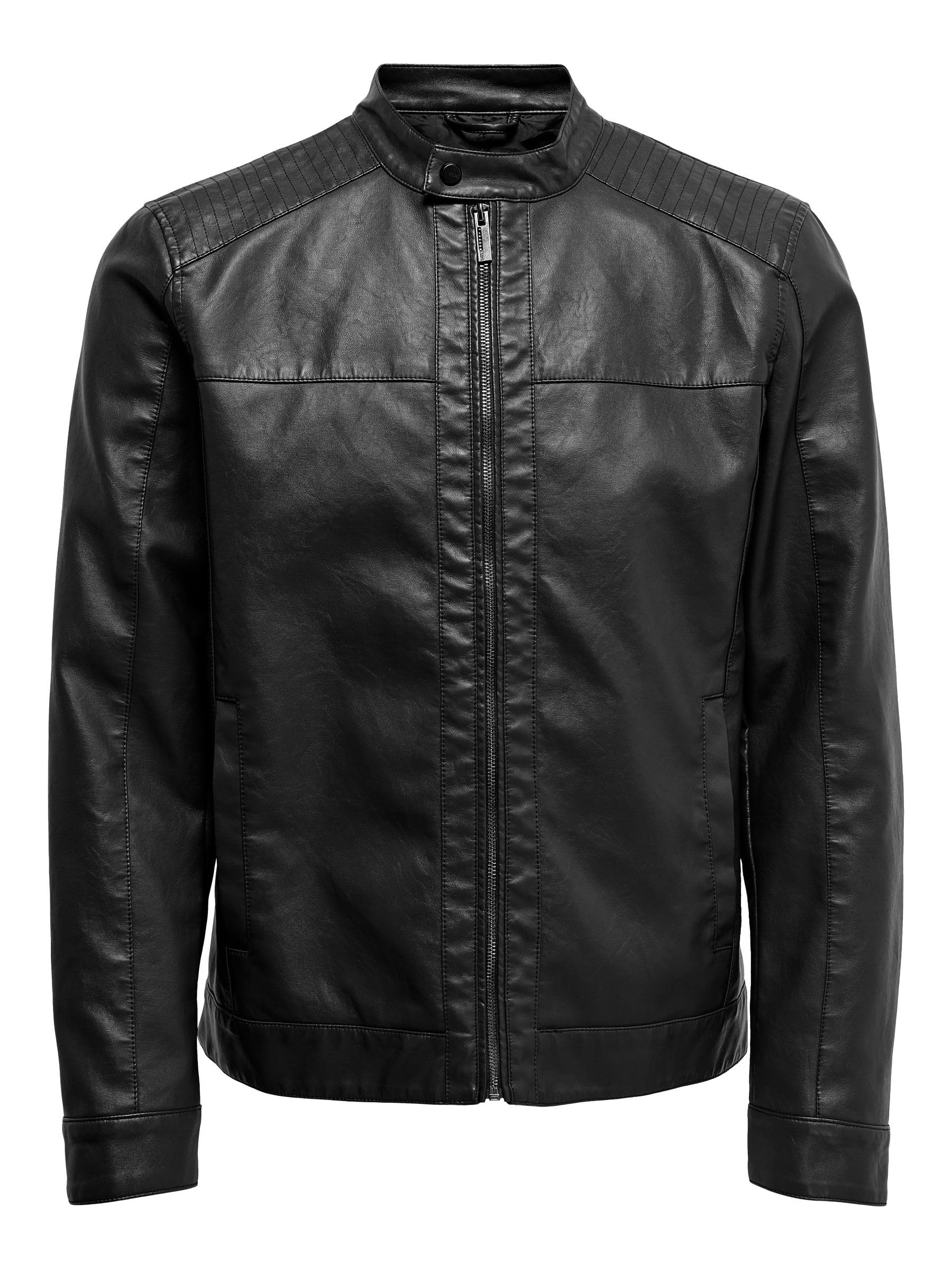 ONLY & SONS Onsmike Giacca Uomo Nero 100% Poliestere Taglia M