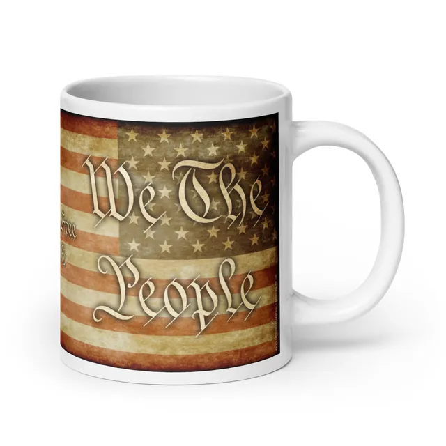 7.62 Design We The People tazza ceramica 20 oz bianca