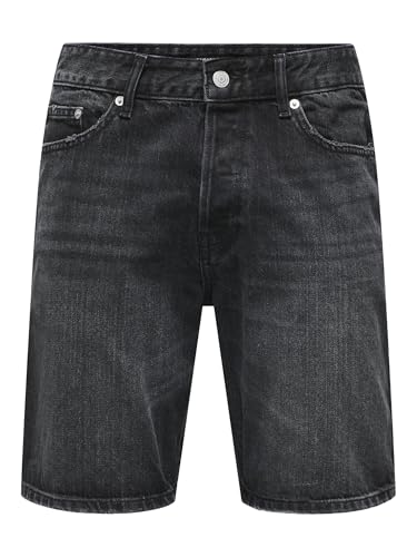 Only & Sons Onsedge Straight shorts jeans uomo XXL