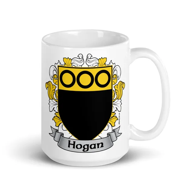 7.62 Design Hogan Irish Family Coat Of Arms tazza ceramica 15oz stemma