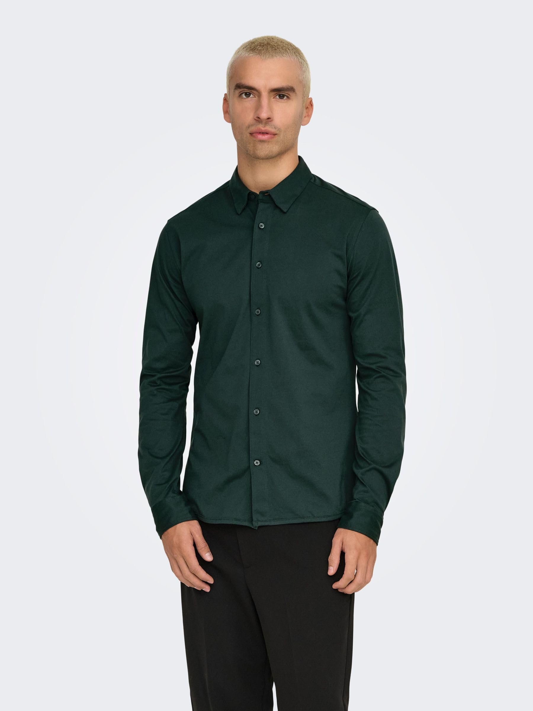 Only & Sons Onsrobin Camicia uomo M bianca manica lunga