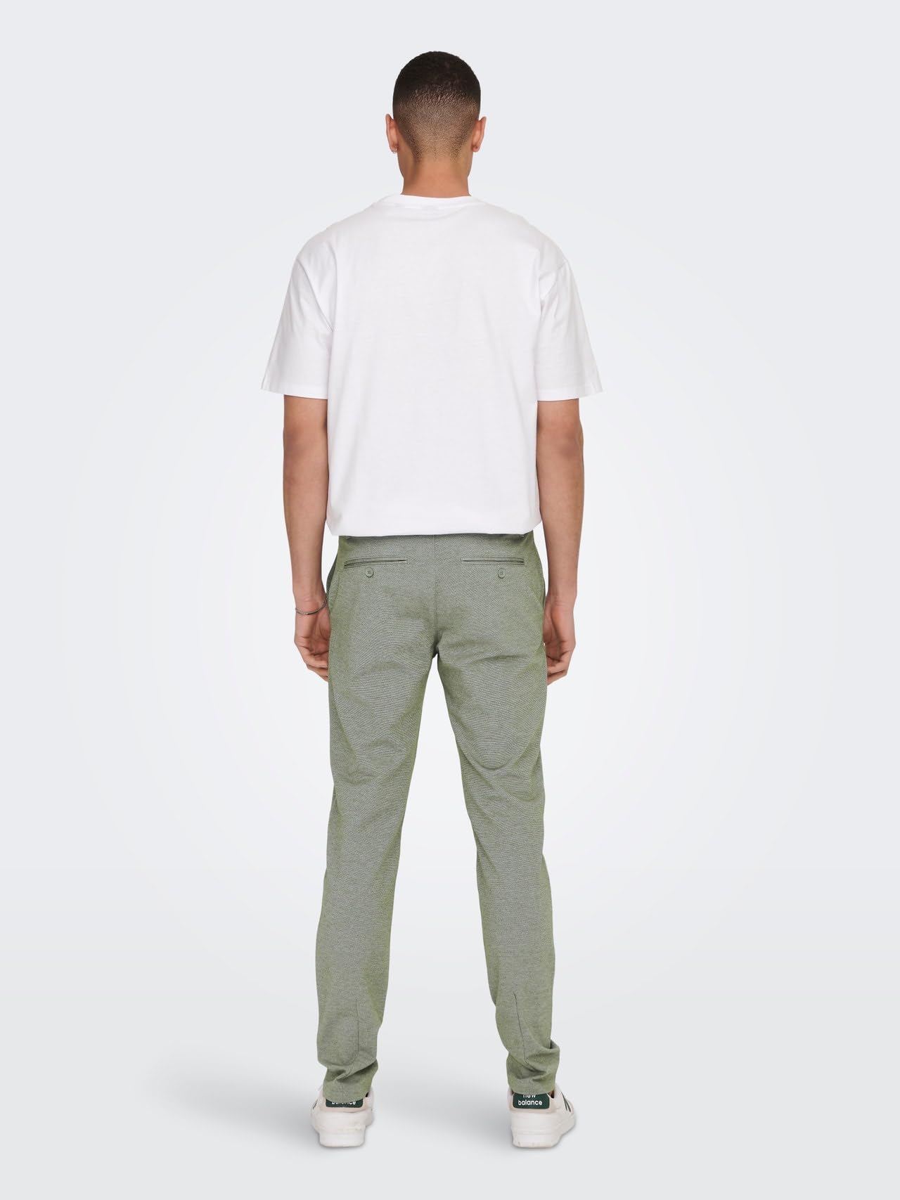 ONLY & SONS MARK Slim Chino uomo 38W/32L beige cotone