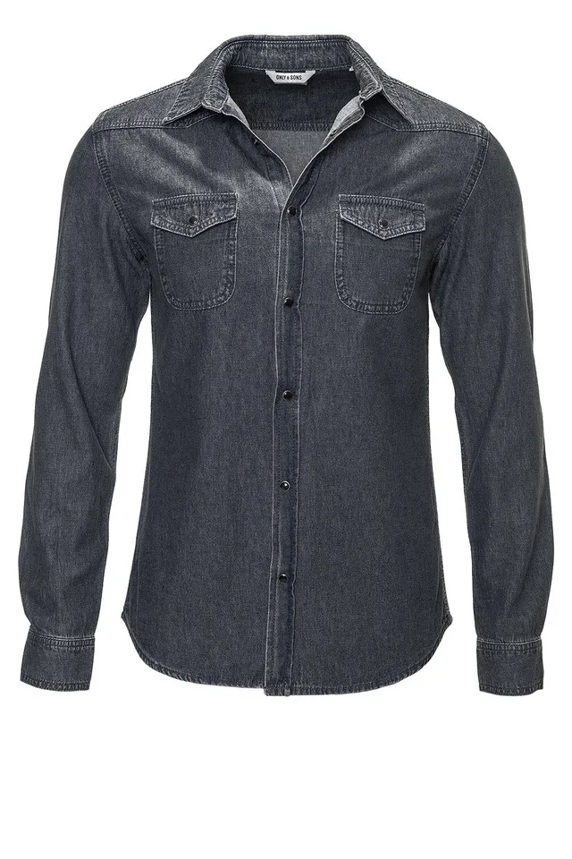 Only & Sons Camicia Uomo Manica Lunga XL Cotone