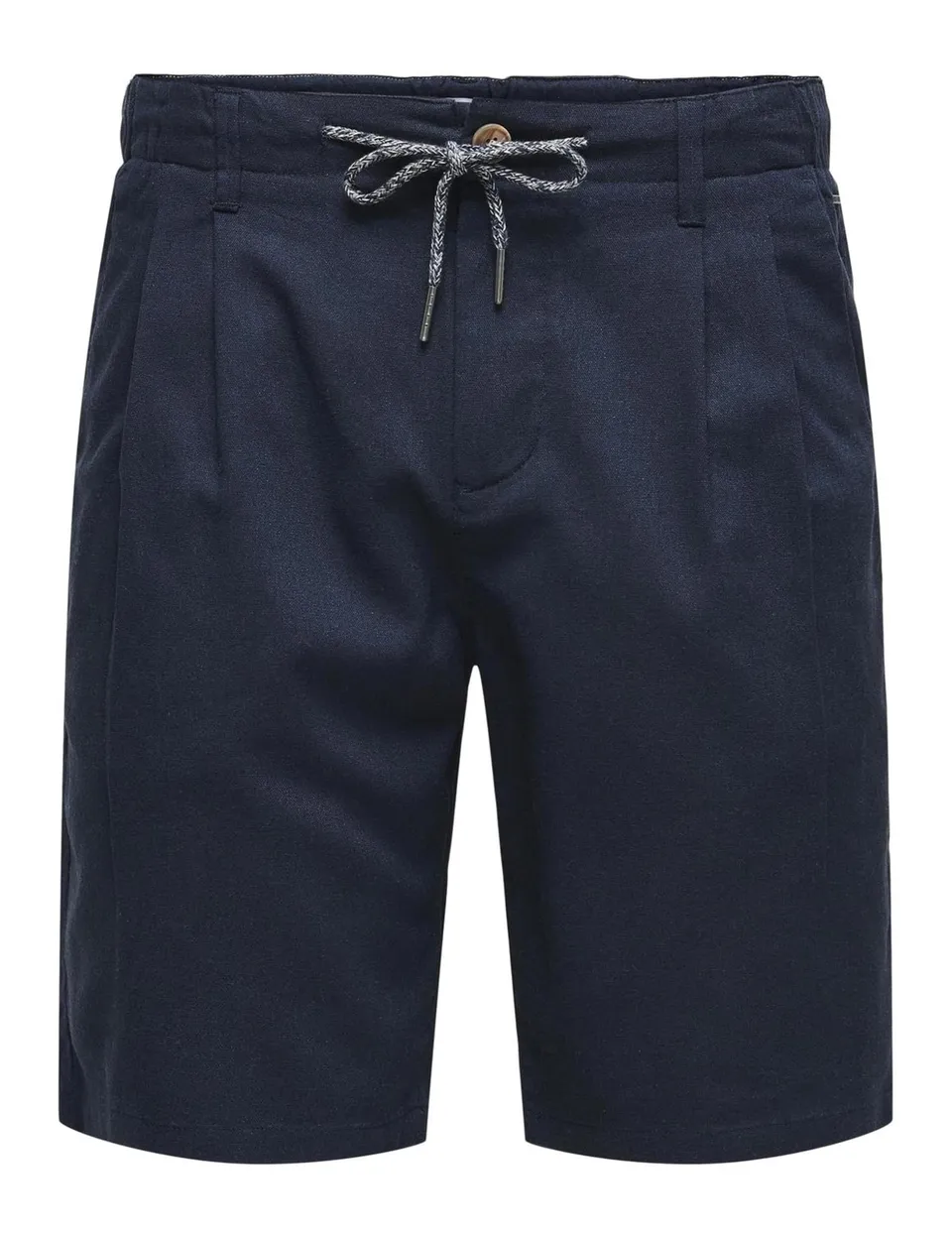 Only & Sons Onsleo Linen Mix 0048 Shorts Uomo Bianco Lino
