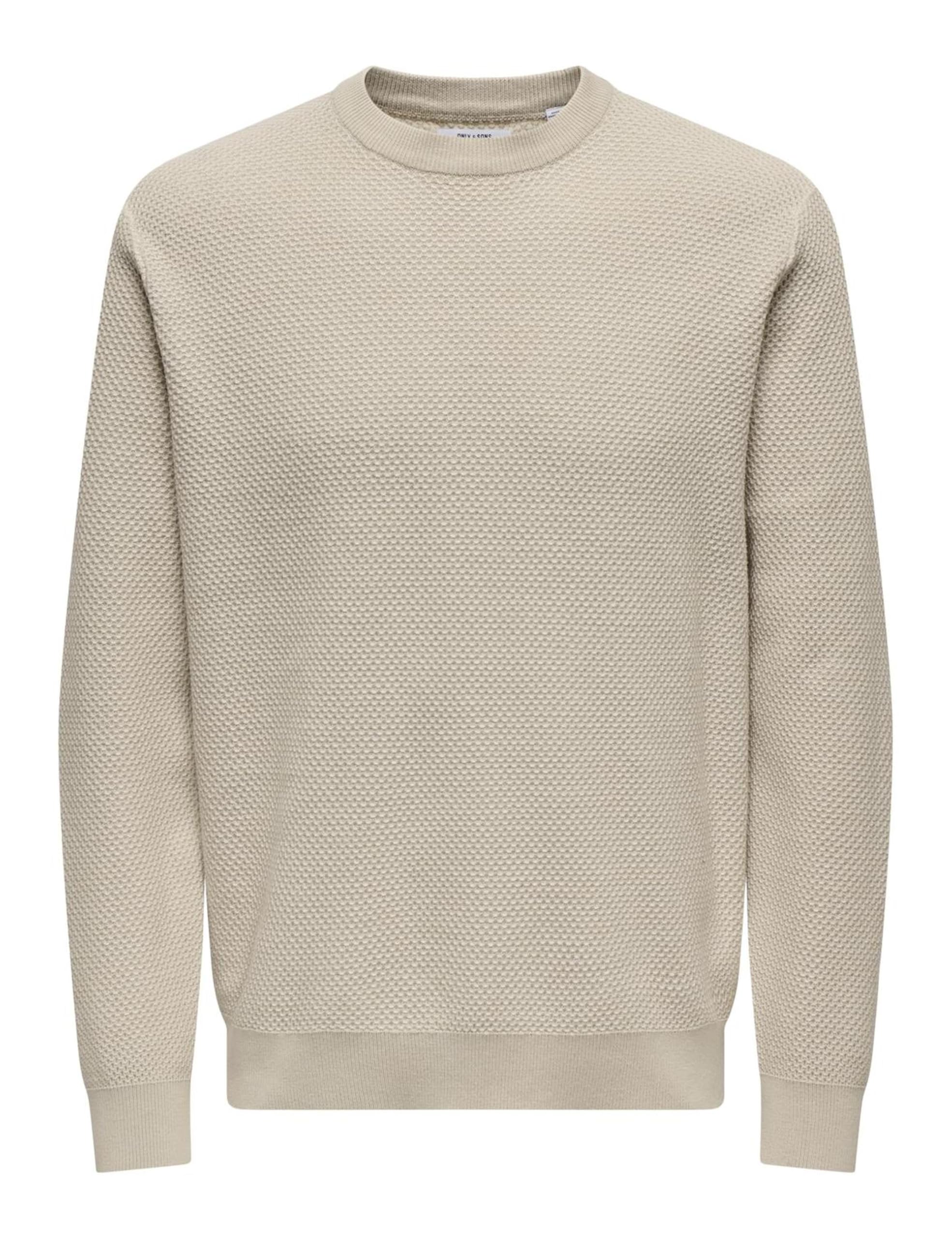 Only & Sons Onsmorgan pullover maglione uomo desert tortora