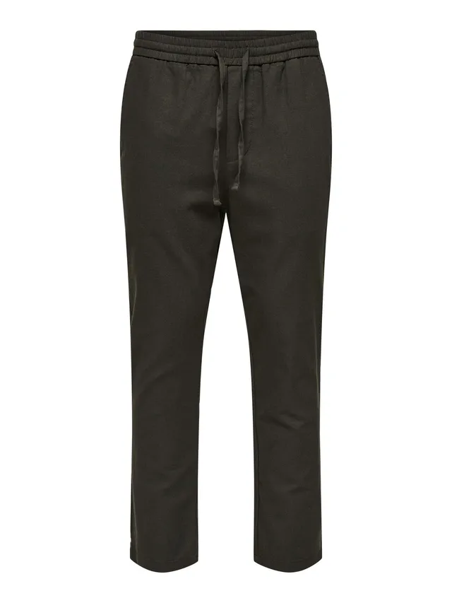 ONLY & SONS Linus Joggers Uomo Verde Taglia S