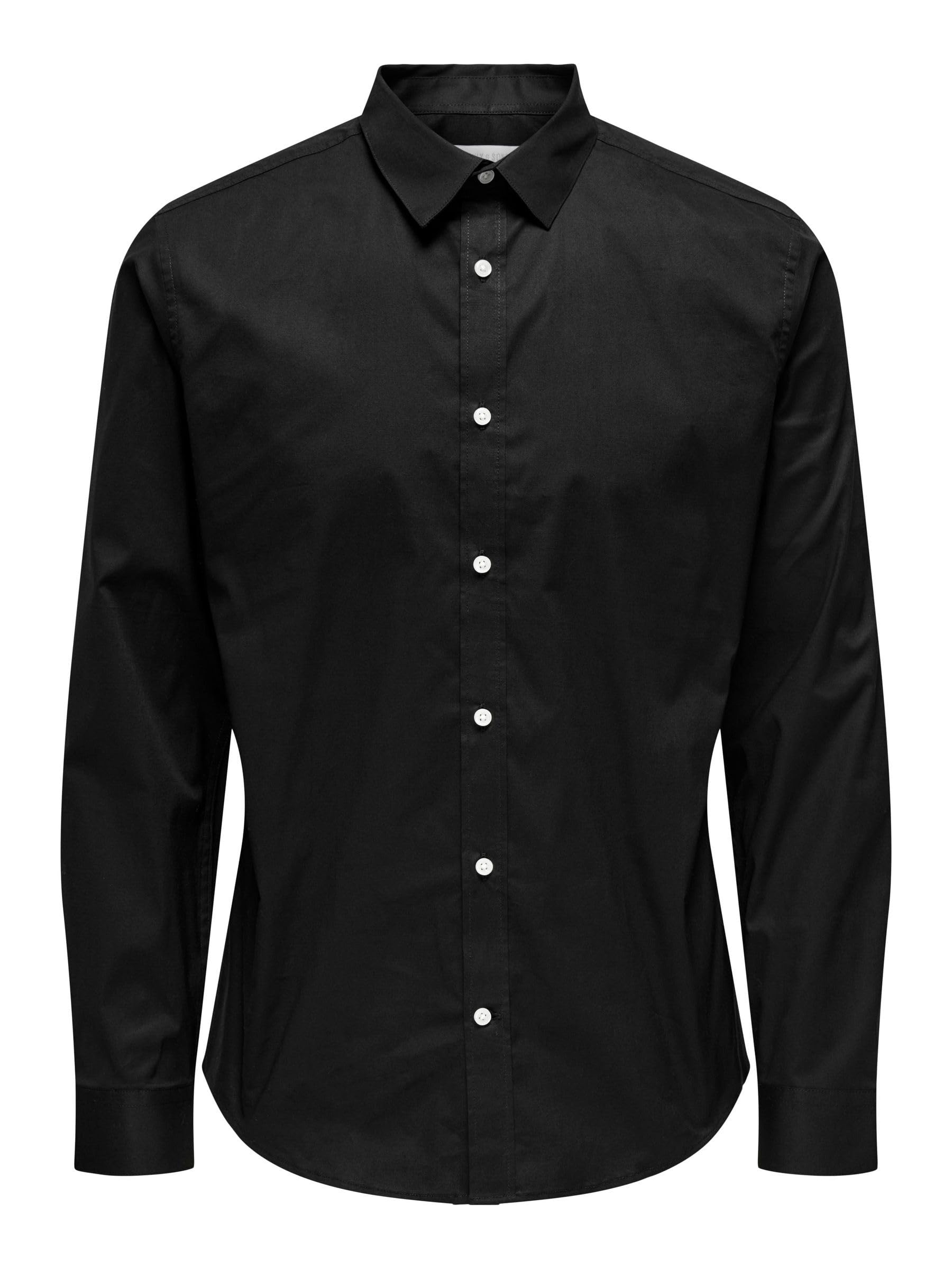 ONLY & SONS Camicia Uomo Onsandy Slim Popeline XXL