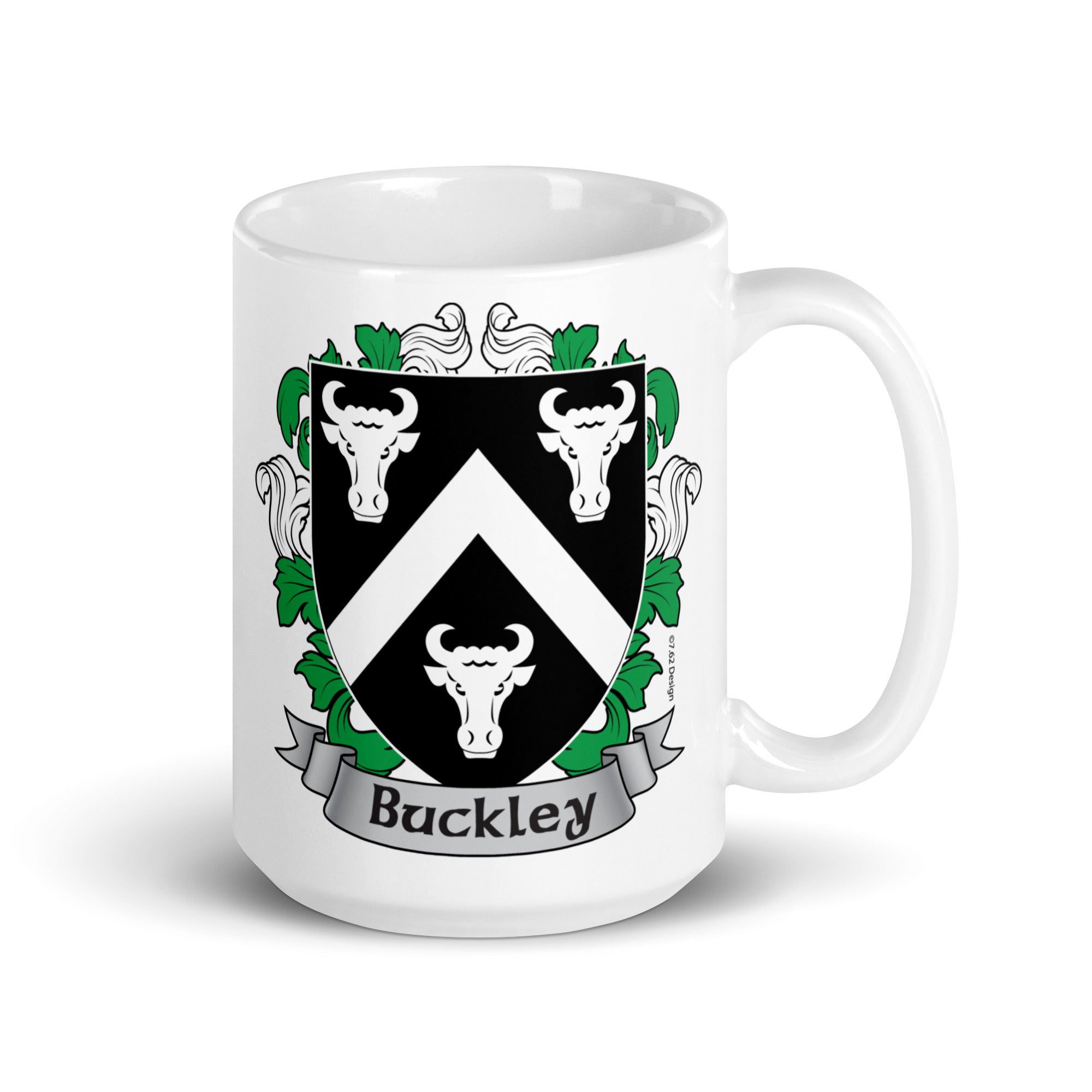 7.62 Design Buckley Tazza Ceramica 15oz Stemma Irlandese