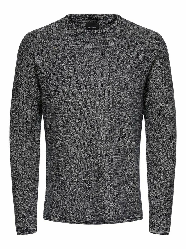 ONLY & SONS Onsniko Maglione Uomo Navy Scuro S girocollo