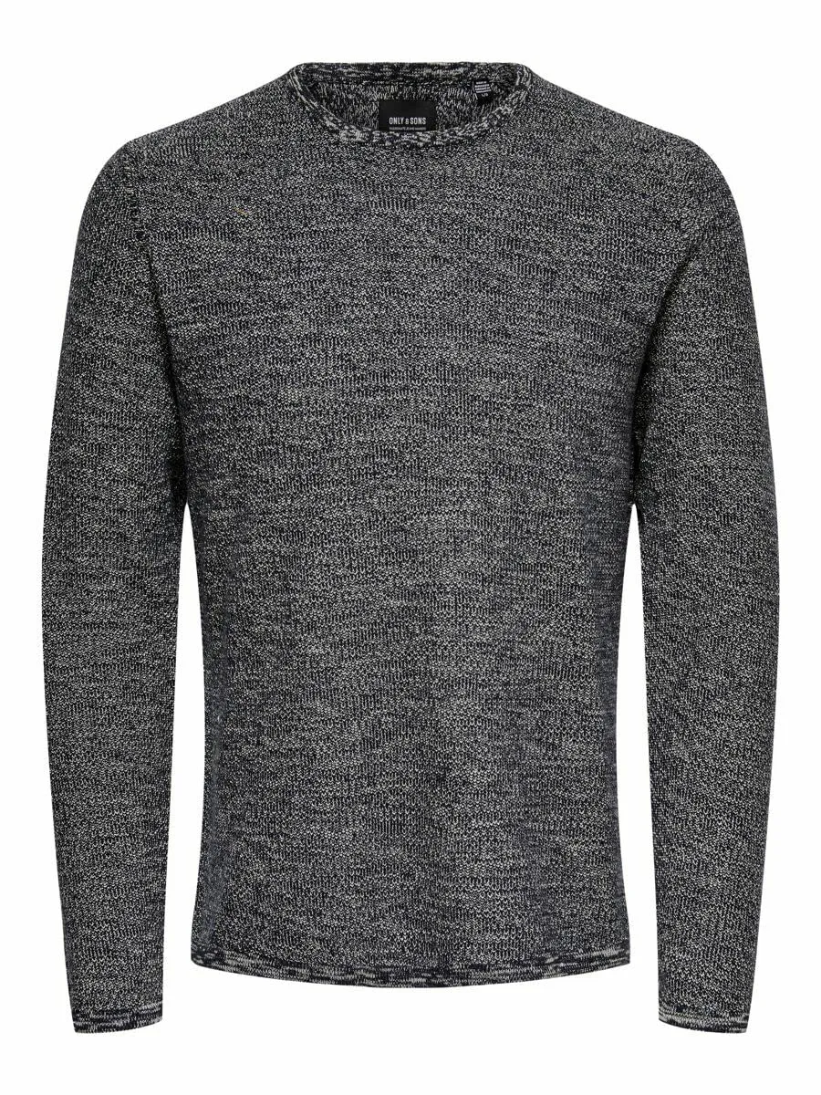 ONLY & SONS Onsniko Maglione Uomo Navy Scuro S girocollo