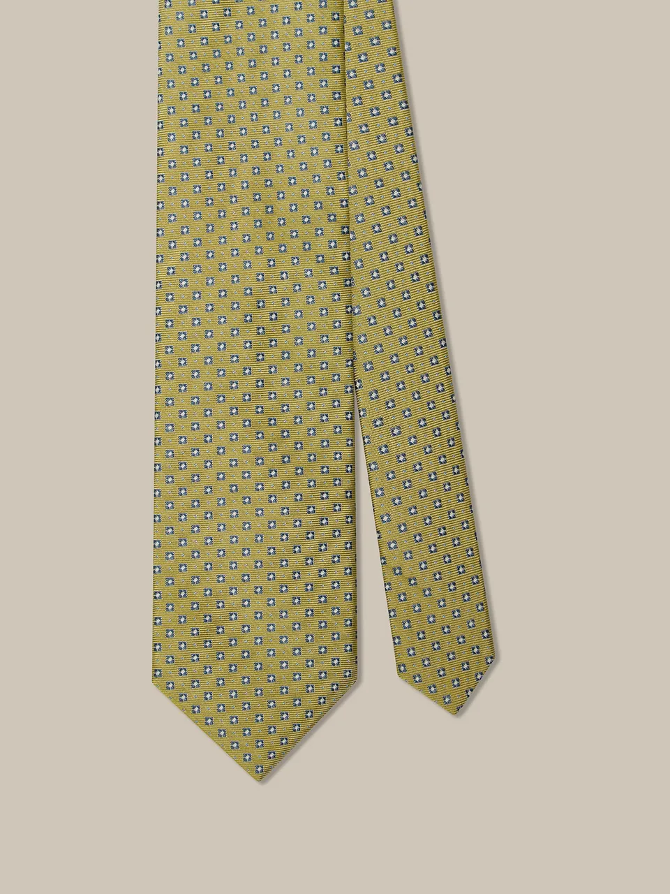 Robert Talbott Micro Neat Geo Spot cravatta verde