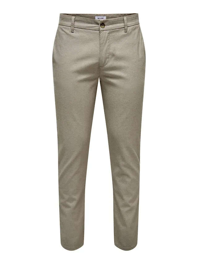 Only & Sons Pantaloni Uomo Chino Fallen Rock Cotone 33W/32L