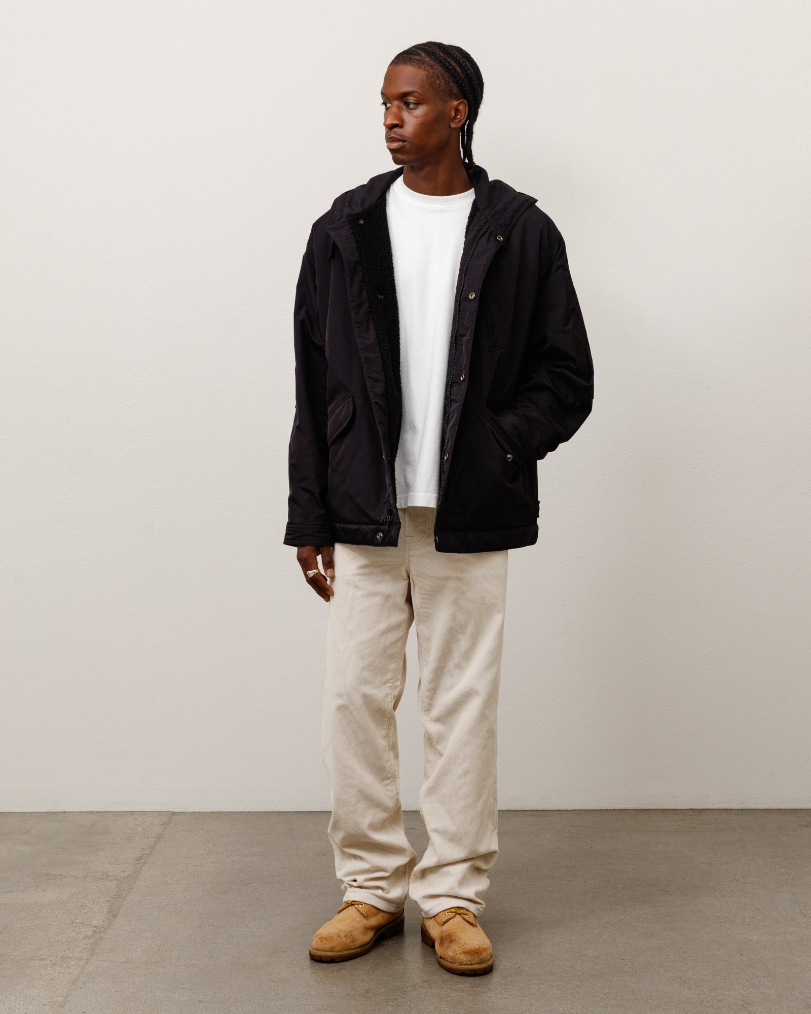 Stussy Flight Parka giacca nylon Black impermeabile