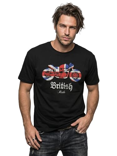 Makaya T-Shirt Uomo Vintage Motorcycle XL Cotone