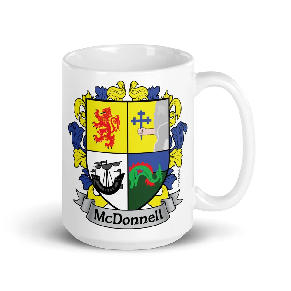 7.62 Design McDonnell Irish Crest tazza ceramica 15oz