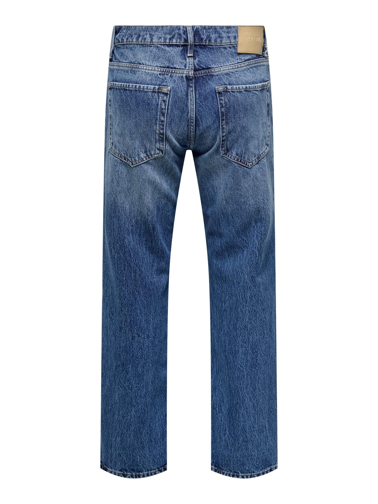ONLY & SONS ONSEDGE Straight Jeans uomo 36W/34L vita media