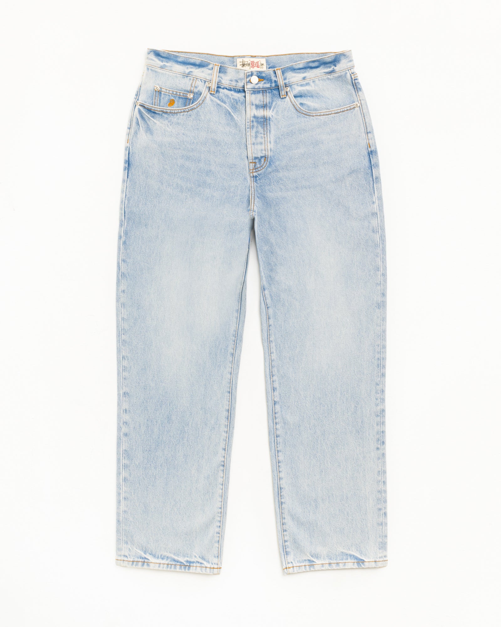 Stussy Big Ol Jean Denim Indigo Lavaggio Chiaro