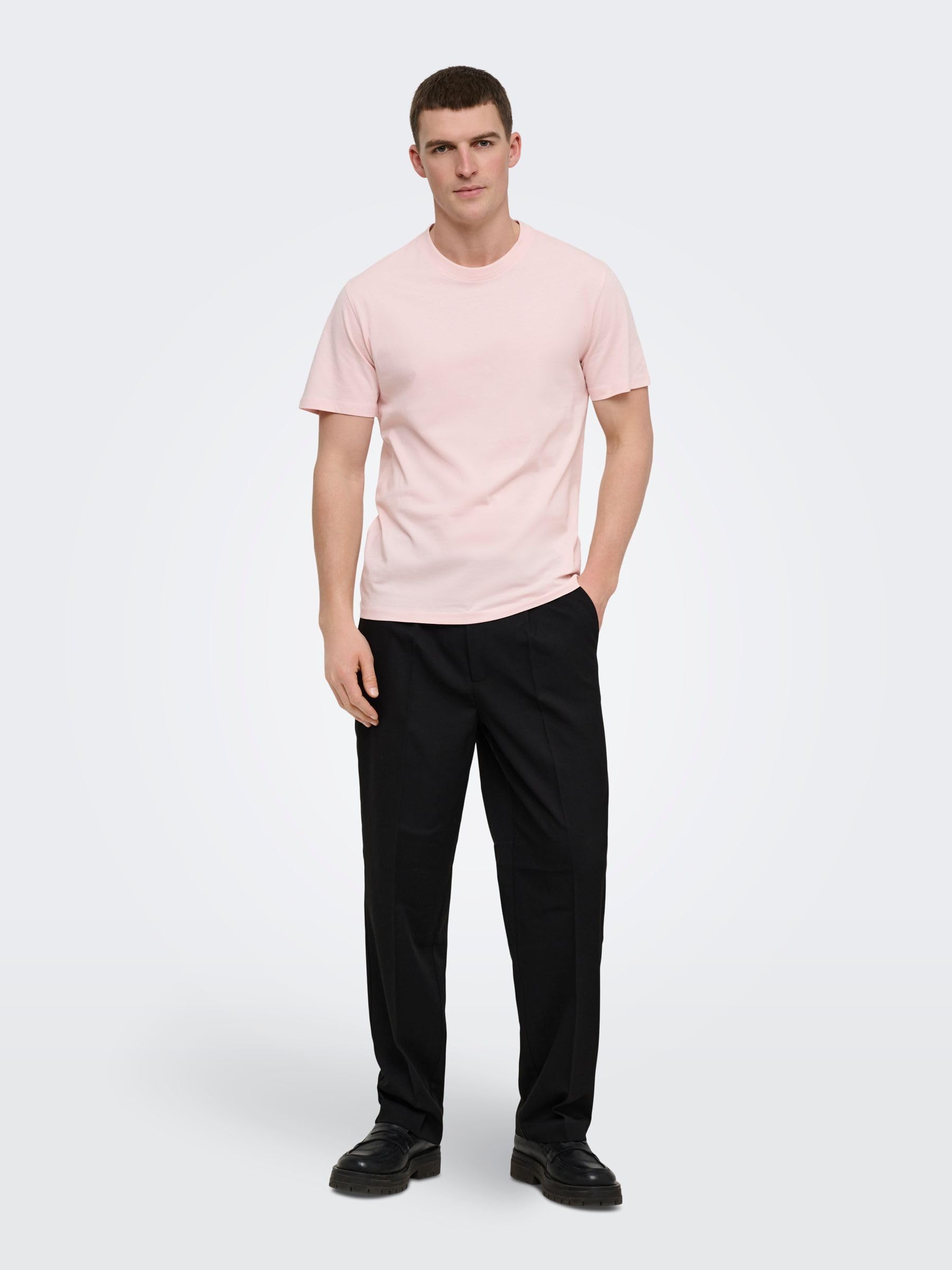 ONLY & SONS Onsmax t-shirt maglietta uomo blu notte cotone