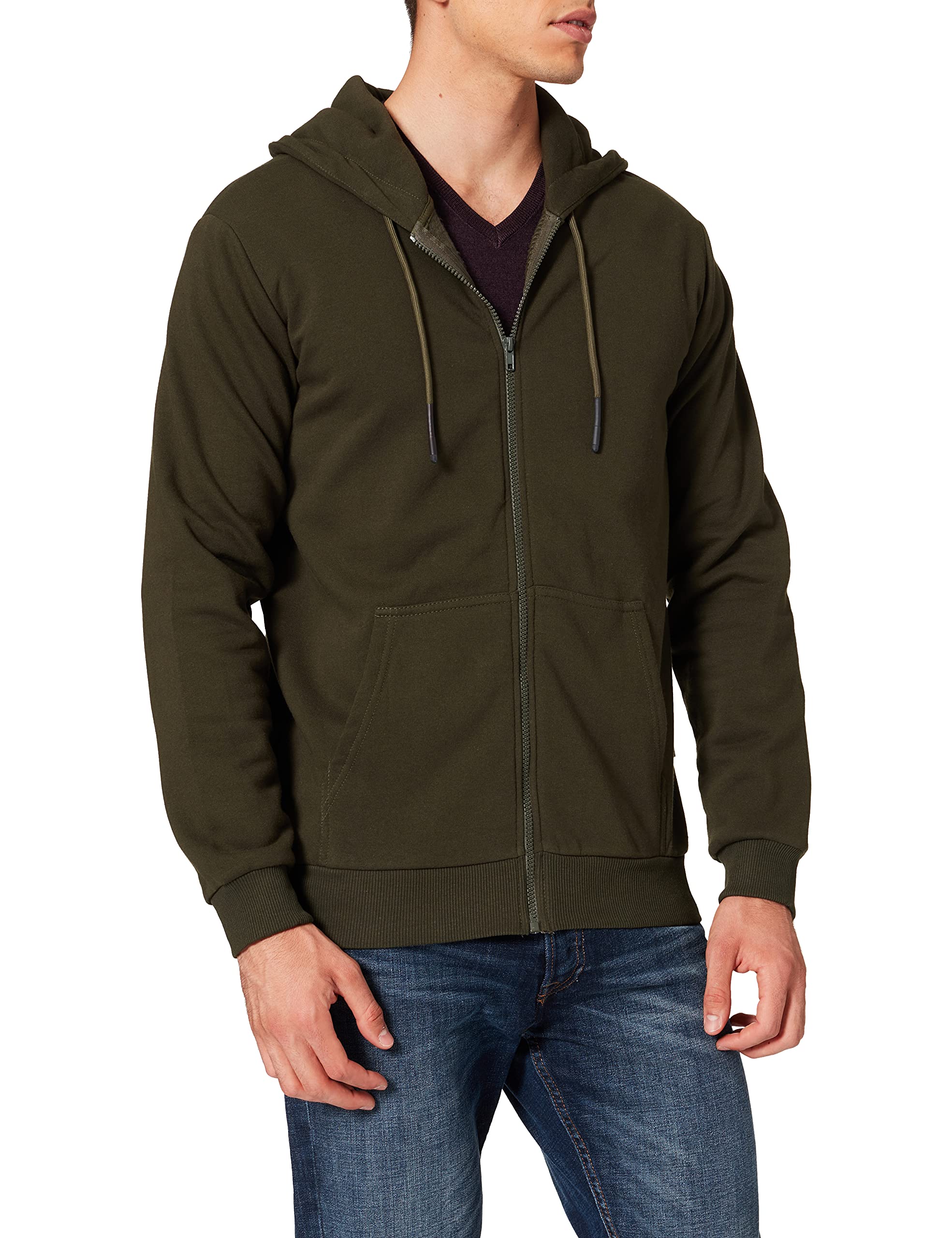 Only & Sons Onsceres Zip Felpa Uomo Tinta Unita Taglia S